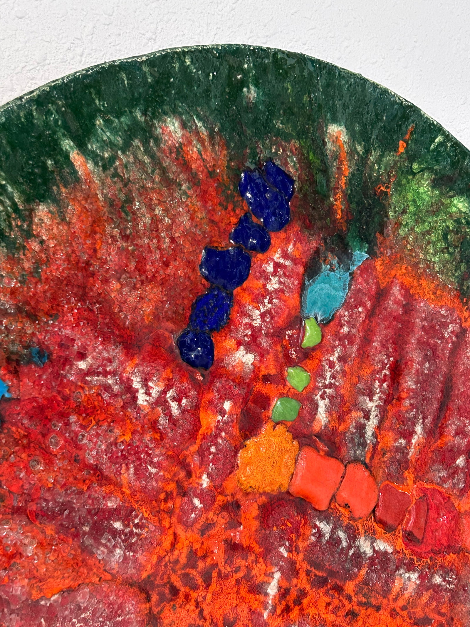 Abstract Decorative Ceramic Plate - 4