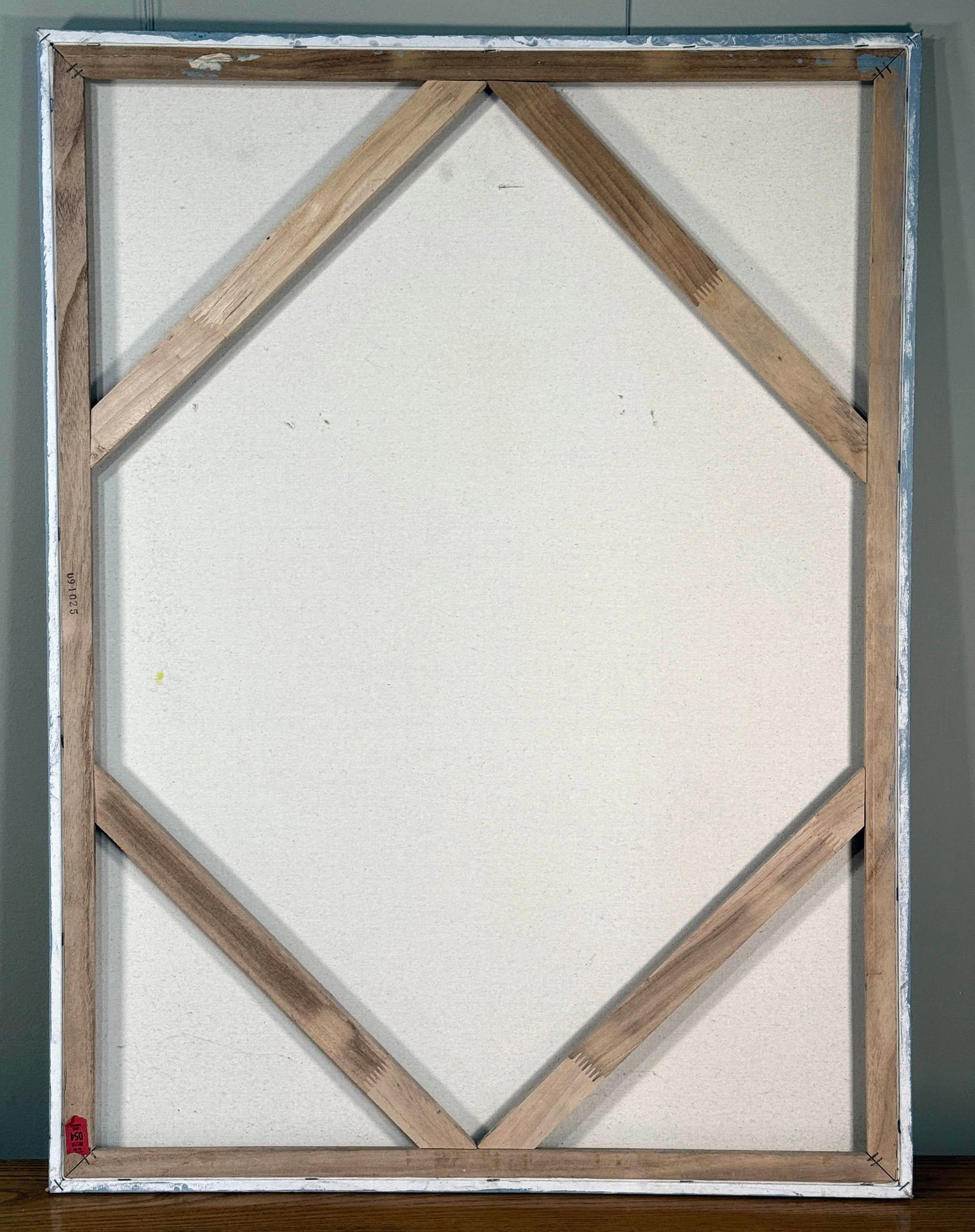 Large Mid Century Modern Geometric Op Art Painting - 8