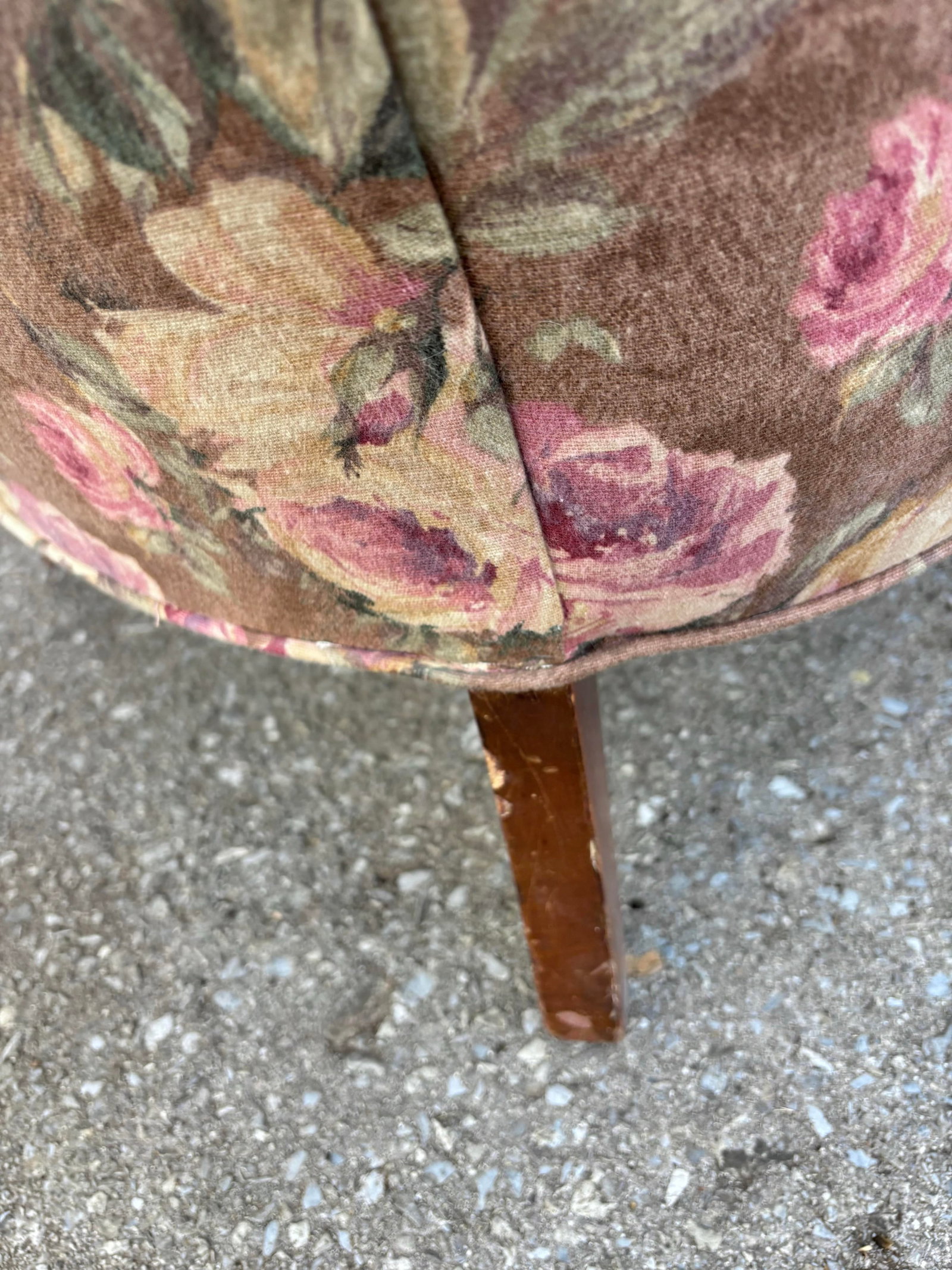 Mid 20th Century French Style Channel Back Upholstered Wing Chairs - A Pair - 11