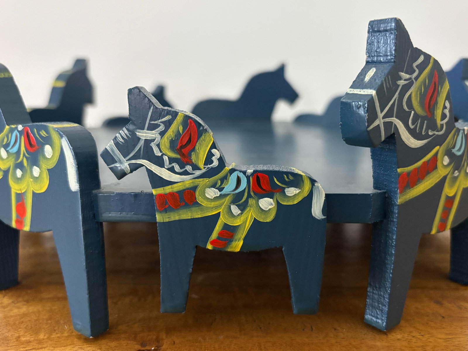 Midcentury Nils Olsson Dala Horse Tray Stand - 3