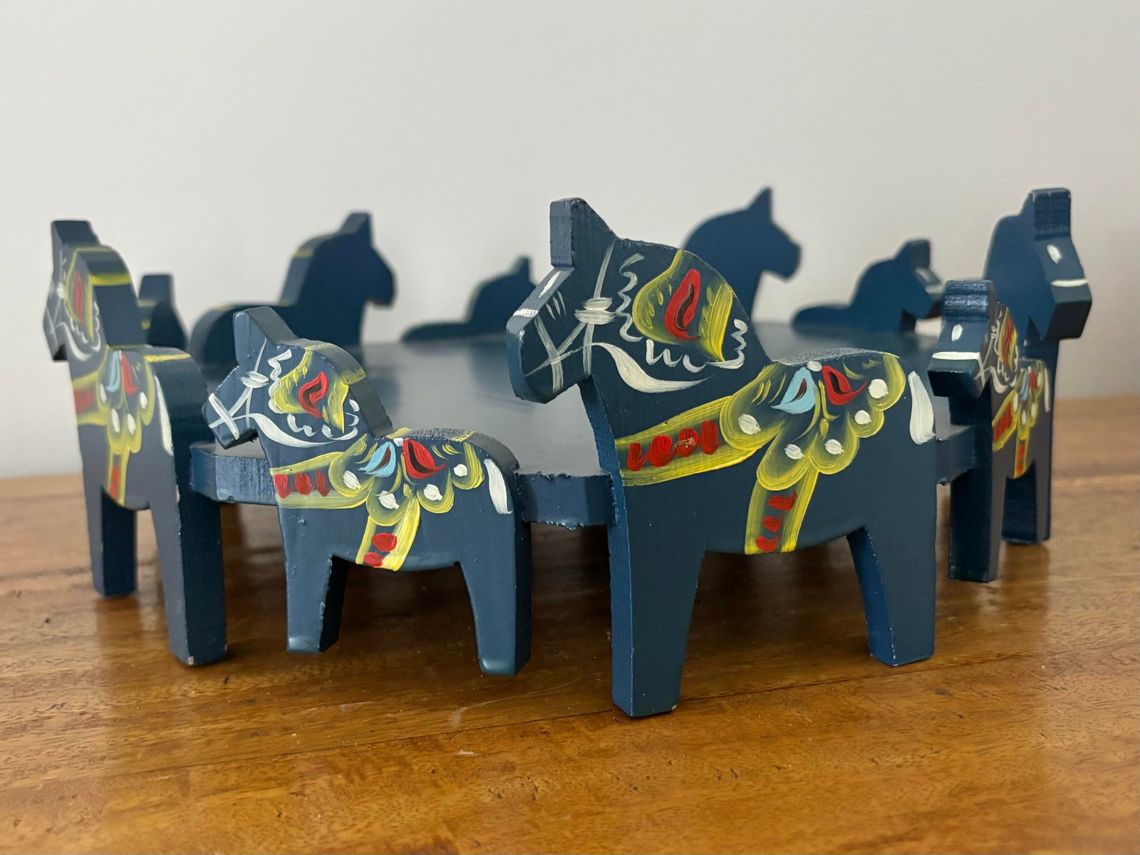 Midcentury Nils Olsson Dala Horse Tray Stand - 4
