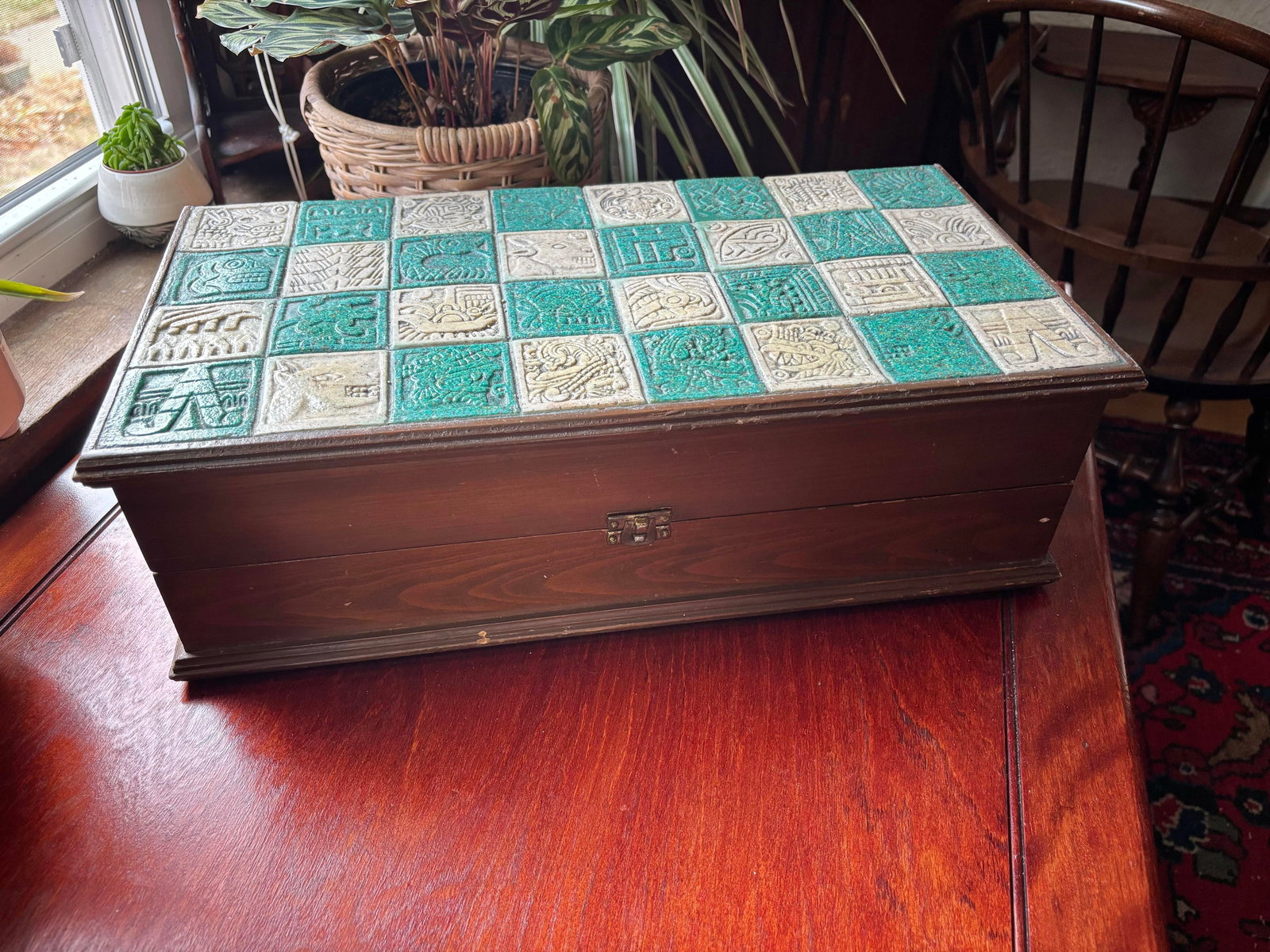 1960s Vintage Mayan Aztec Conqueror Chess Set - 33 Pieces - 10