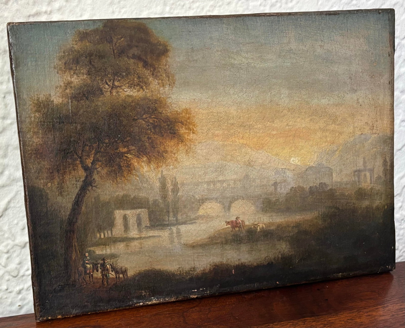 Small 17th or 18th Century Idyllic Landscape, After Claude Lorrain - 10