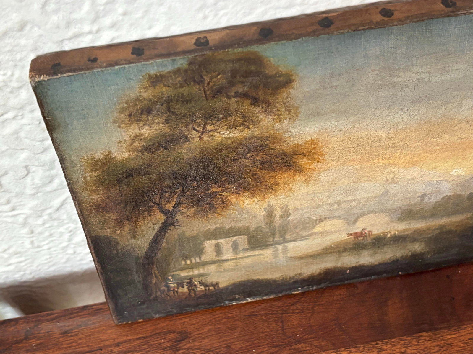 Small 17th or 18th Century Idyllic Landscape, After Claude Lorrain - 6