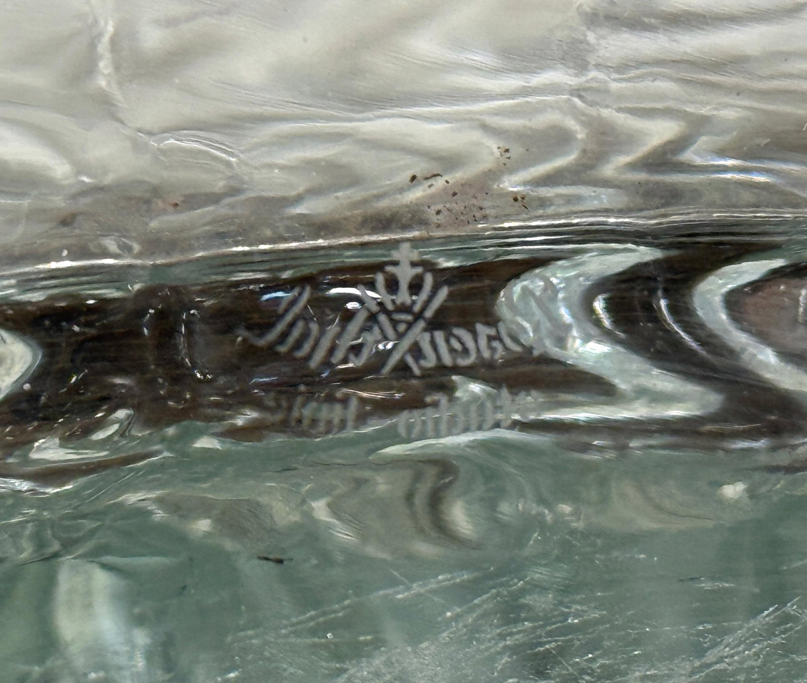 Vintage Martin Freyer for Rosenthal Studio 'Striated Series' Textured Clear Glass Vase Sculptural Mo - 11