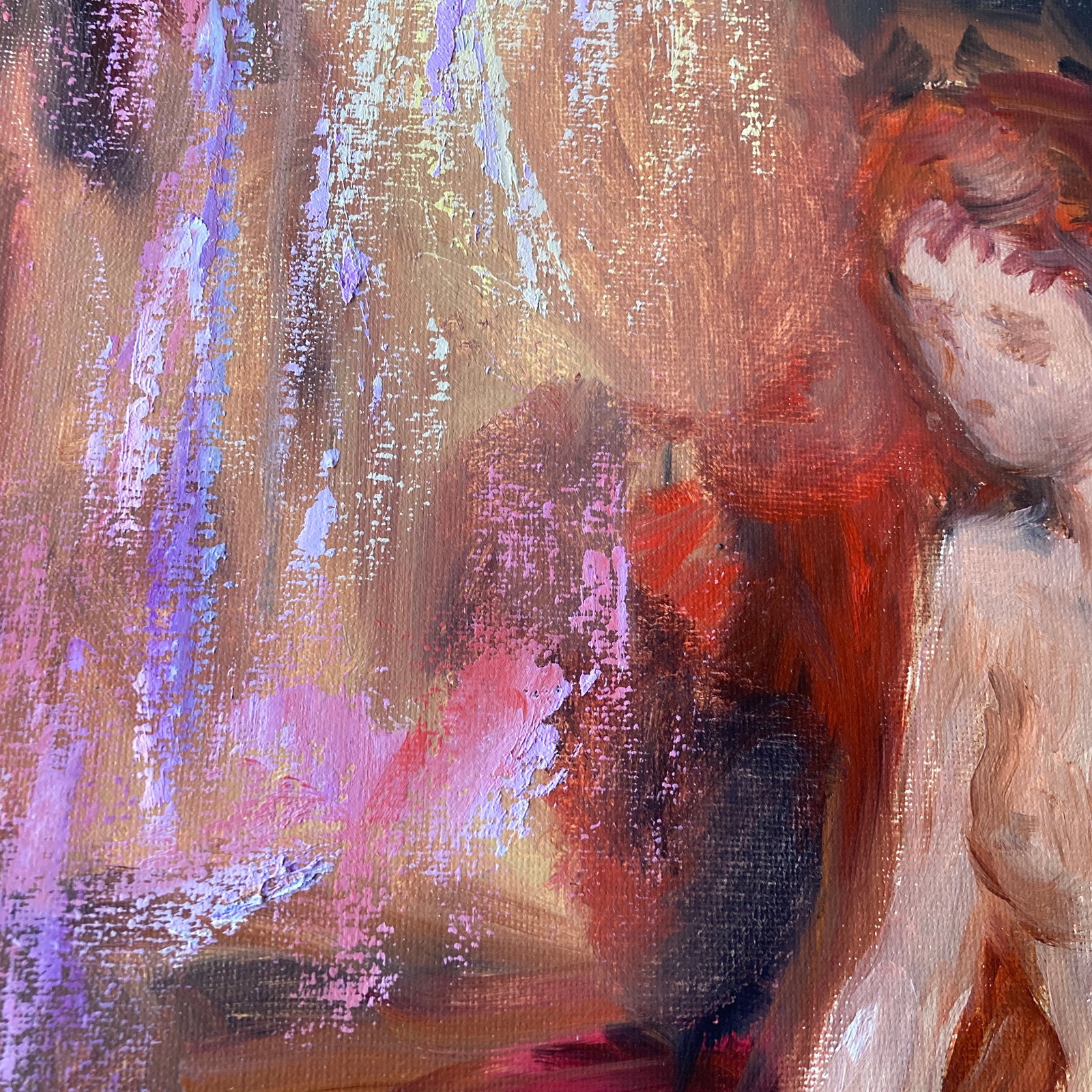 Sitting Nude by Murat Kaboulov - 3