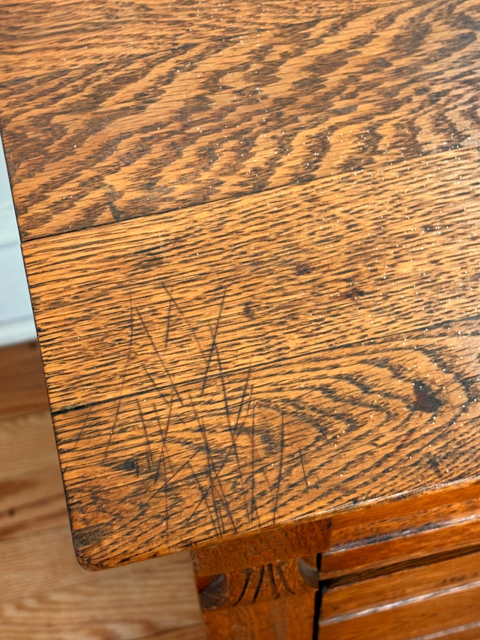 Antique Victorian Eastlake Oak Chest of Drawers - 13
