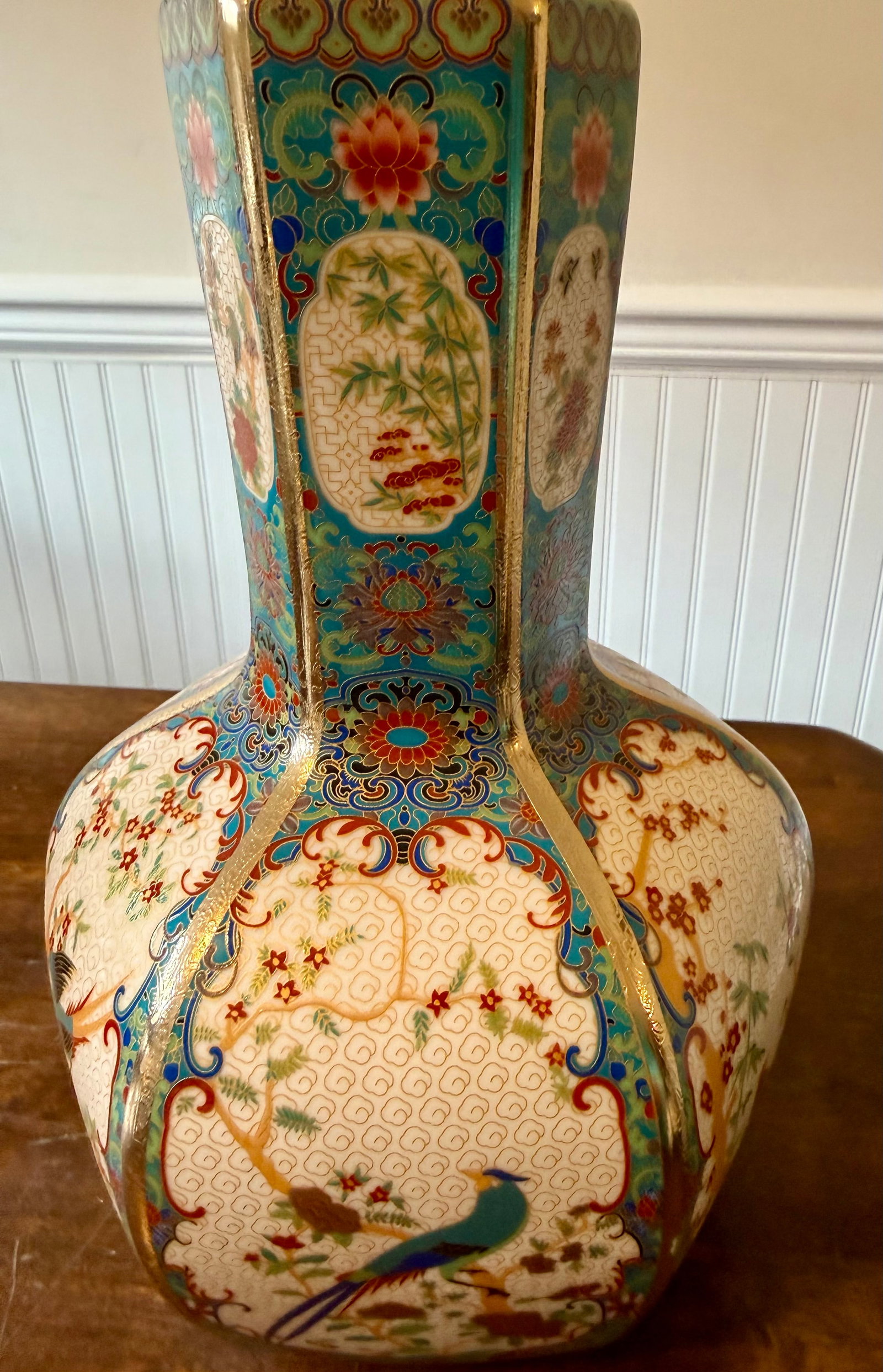 Late 19th Century Cloisonne Vase From Meija Era - 13