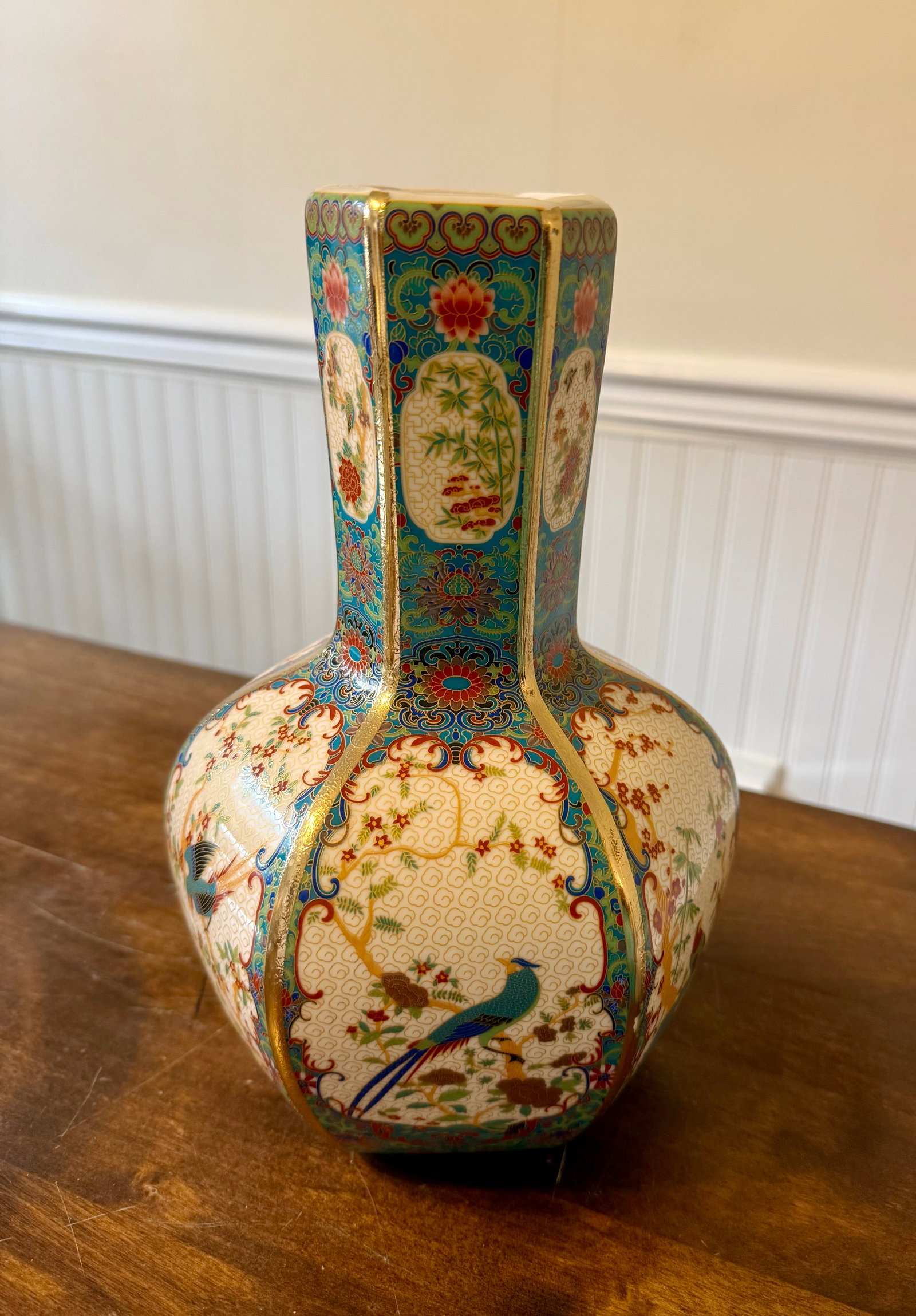 Late 19th Century Cloisonne Vase From Meija Era - 4