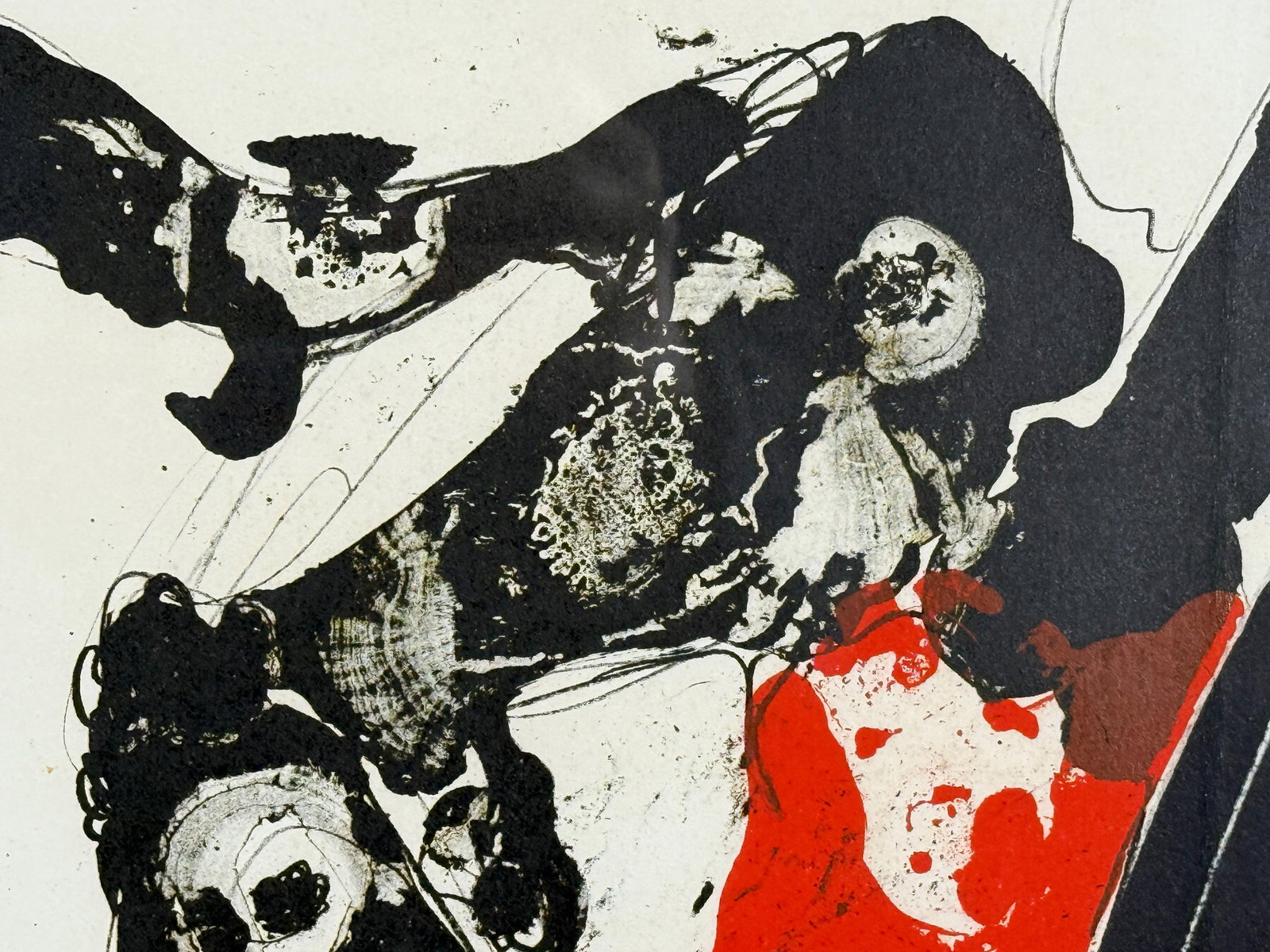 Mid Century Abstract Expressionist Paul Rebeyrolle Lithograph Limited Edition 35 of 50 - 3