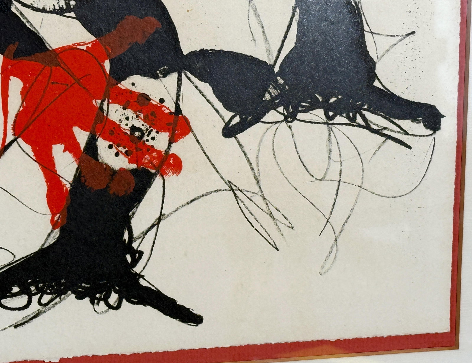 Mid Century Abstract Expressionist Paul Rebeyrolle Lithograph Limited Edition 35 of 50 - 4