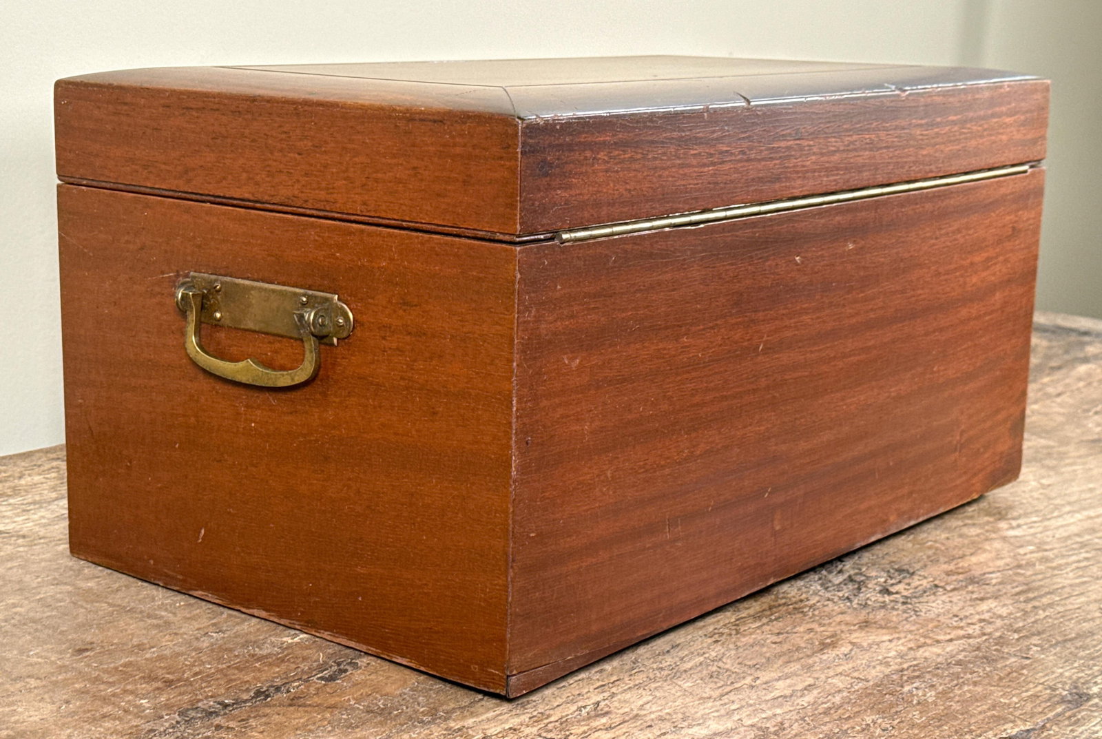 Antique c.1920's Benson & Hedges Wooden Cigar Humidor Box - 8