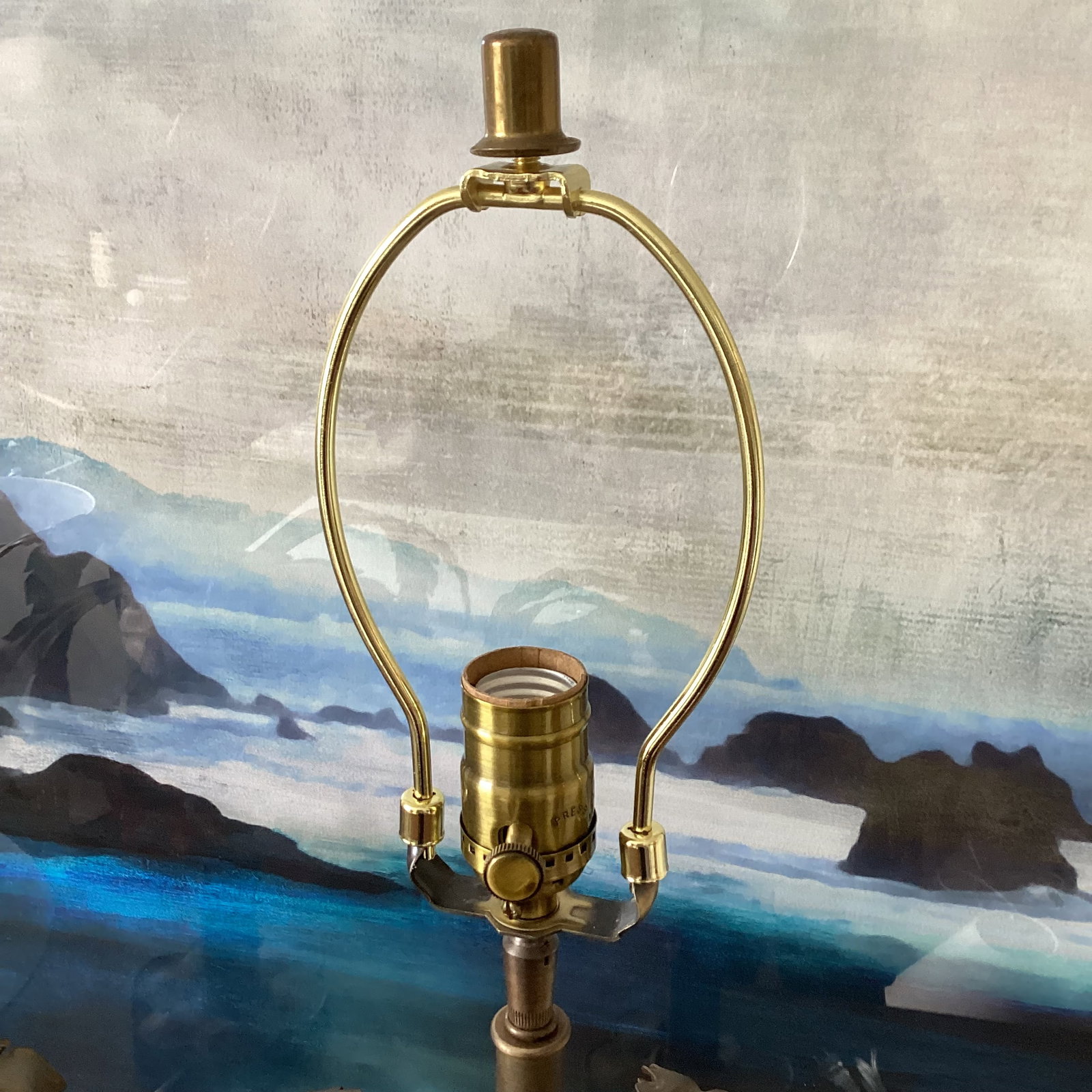 1970s Niermann Weeks Attributed Gilt Palm Tree Lamps – Fully Restored - a Pair - 5