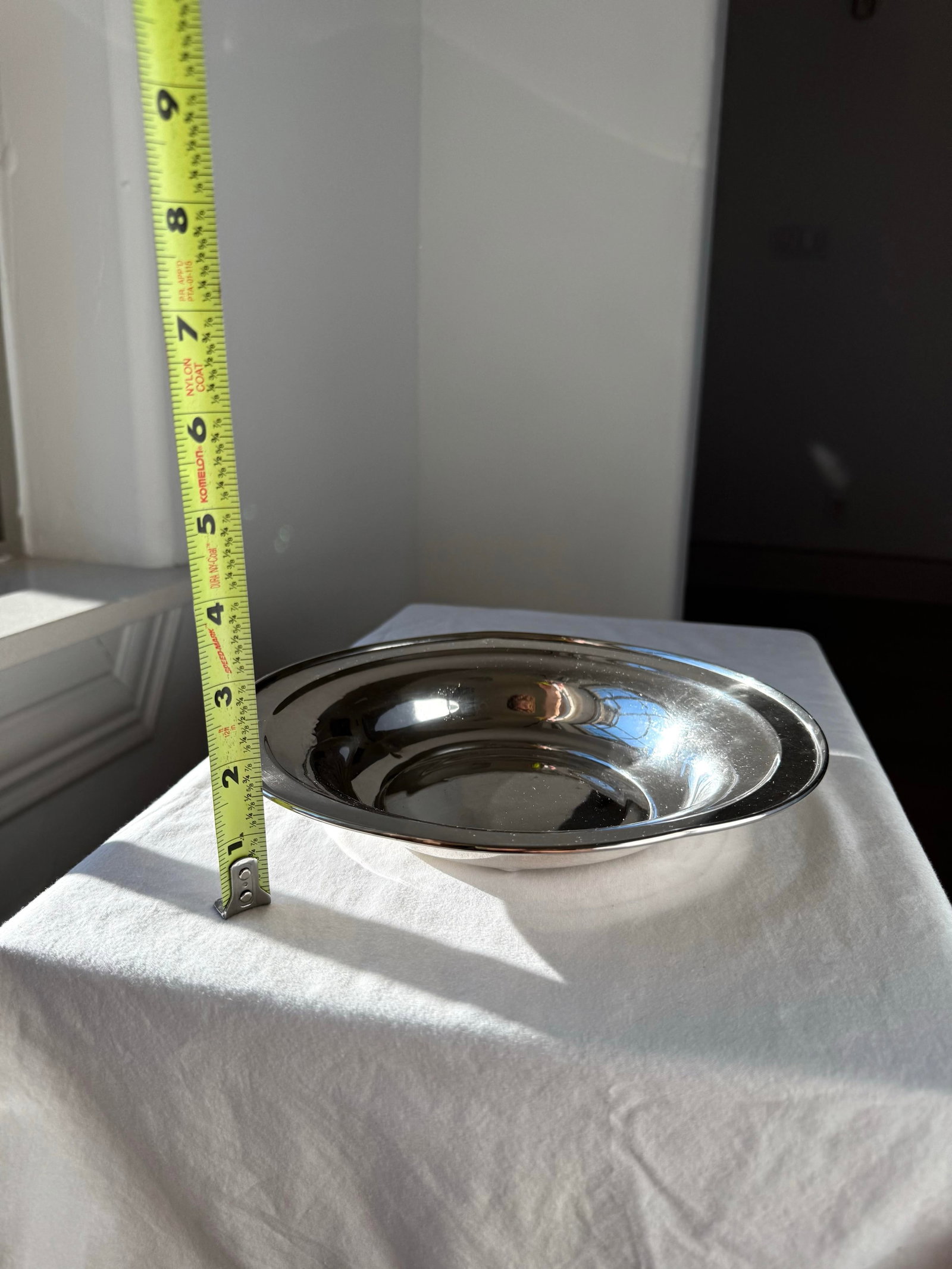 Vintage Sterling Silver Classic Plain Rim Bowl - 157 G - 6