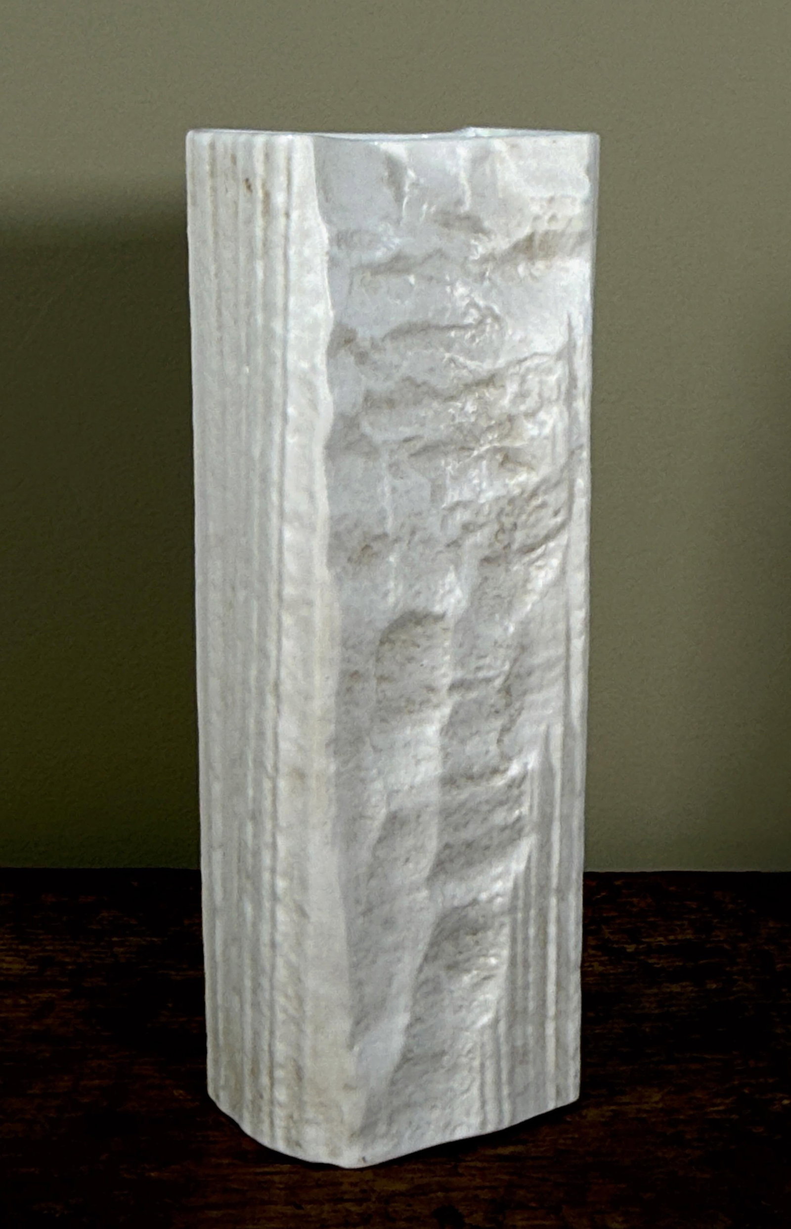 Rosenthal Studio Line White Porcelain Vase by Martin Freyer 1960s-70s - 2
