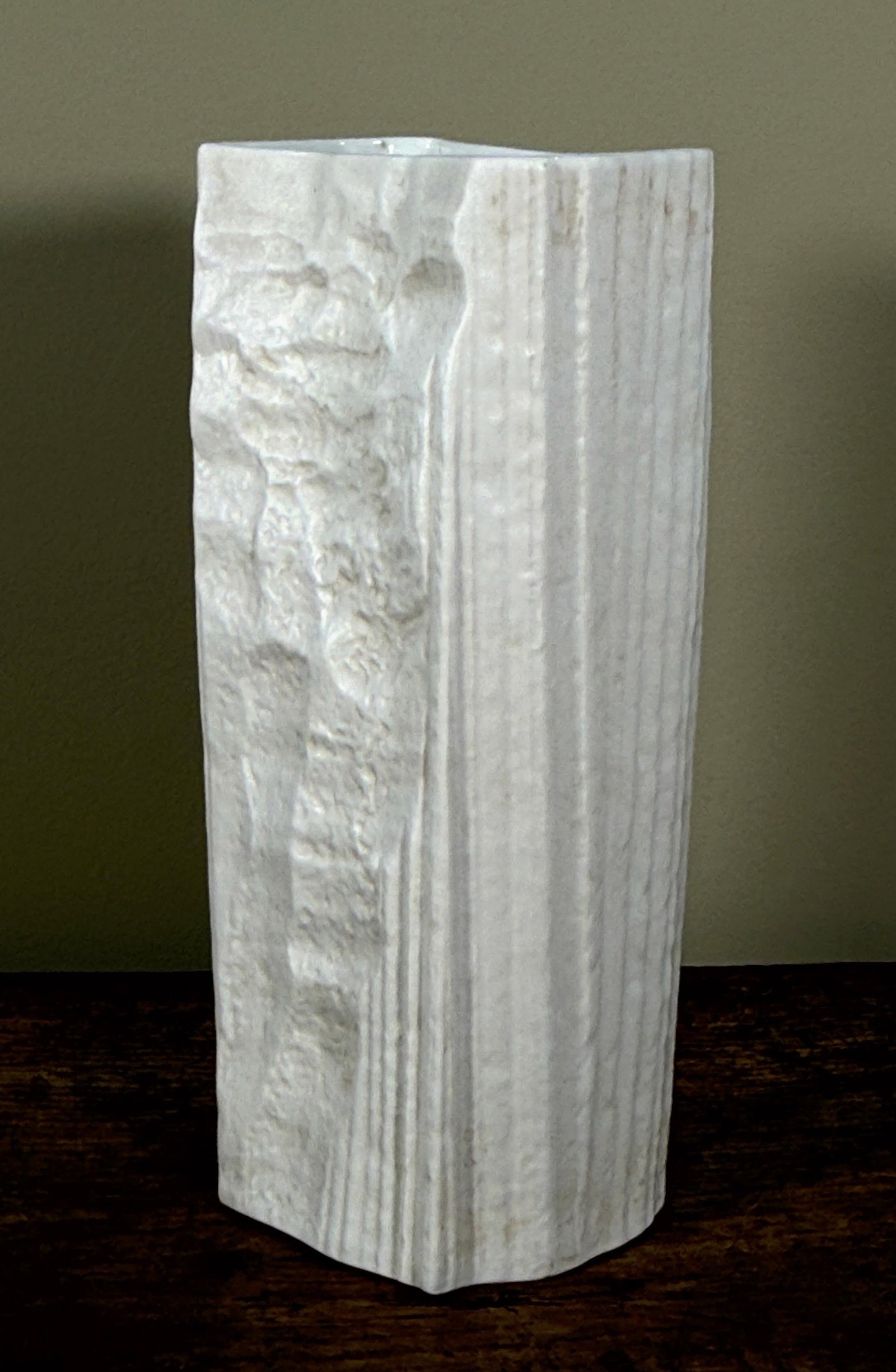 Rosenthal Studio Line White Porcelain Vase by Martin Freyer 1960s-70s - 5