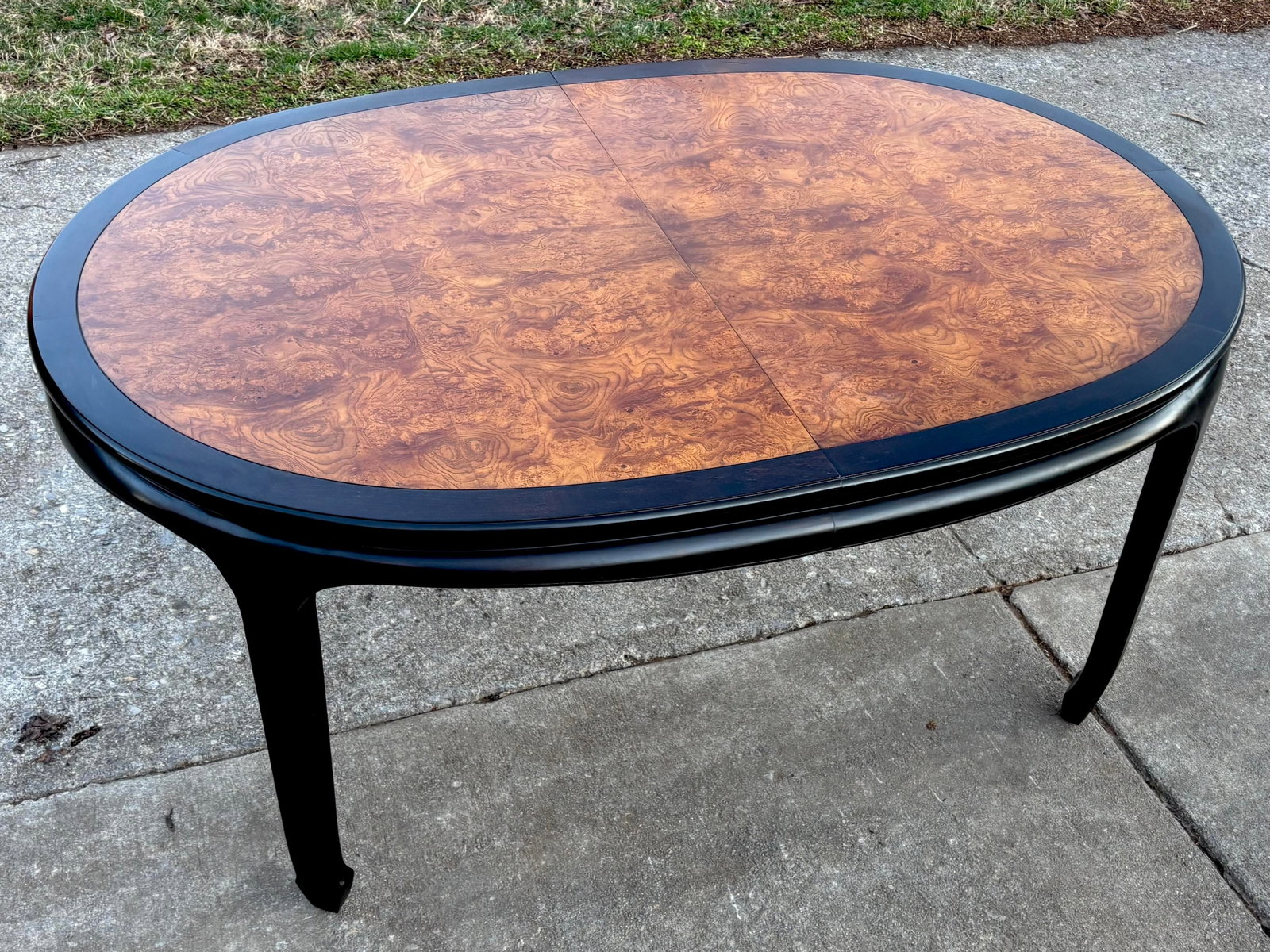 Vintage 1970's Century "Chin Hua" Oval Dining Table - 11
