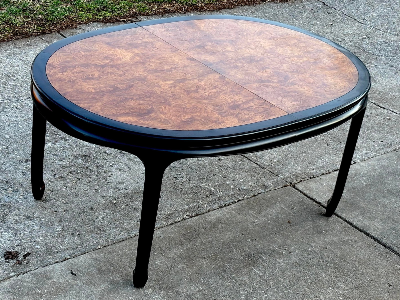 Vintage 1970's Century "Chin Hua" Oval Dining Table - 12