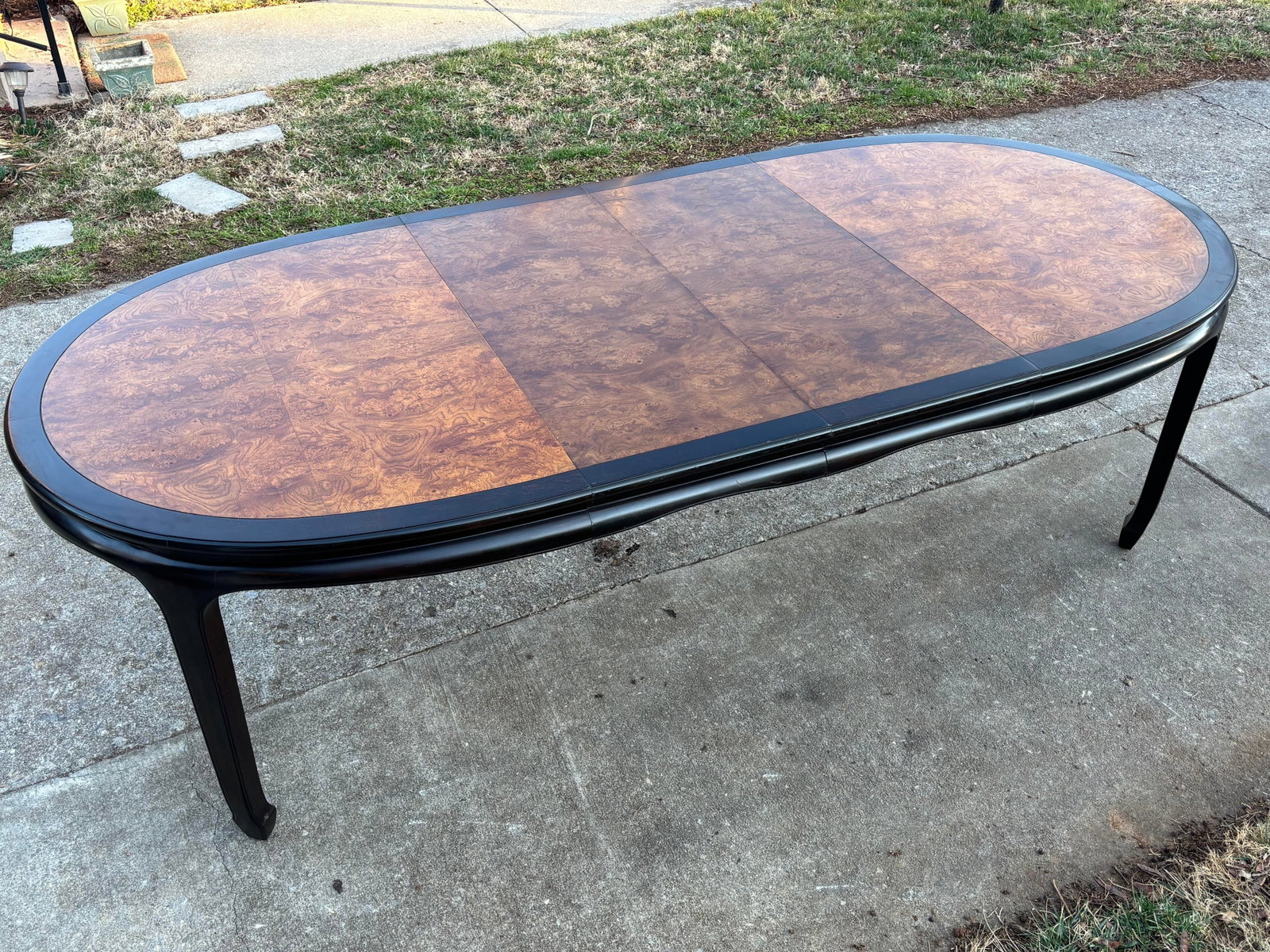 Vintage 1970's Century "Chin Hua" Oval Dining Table - 16