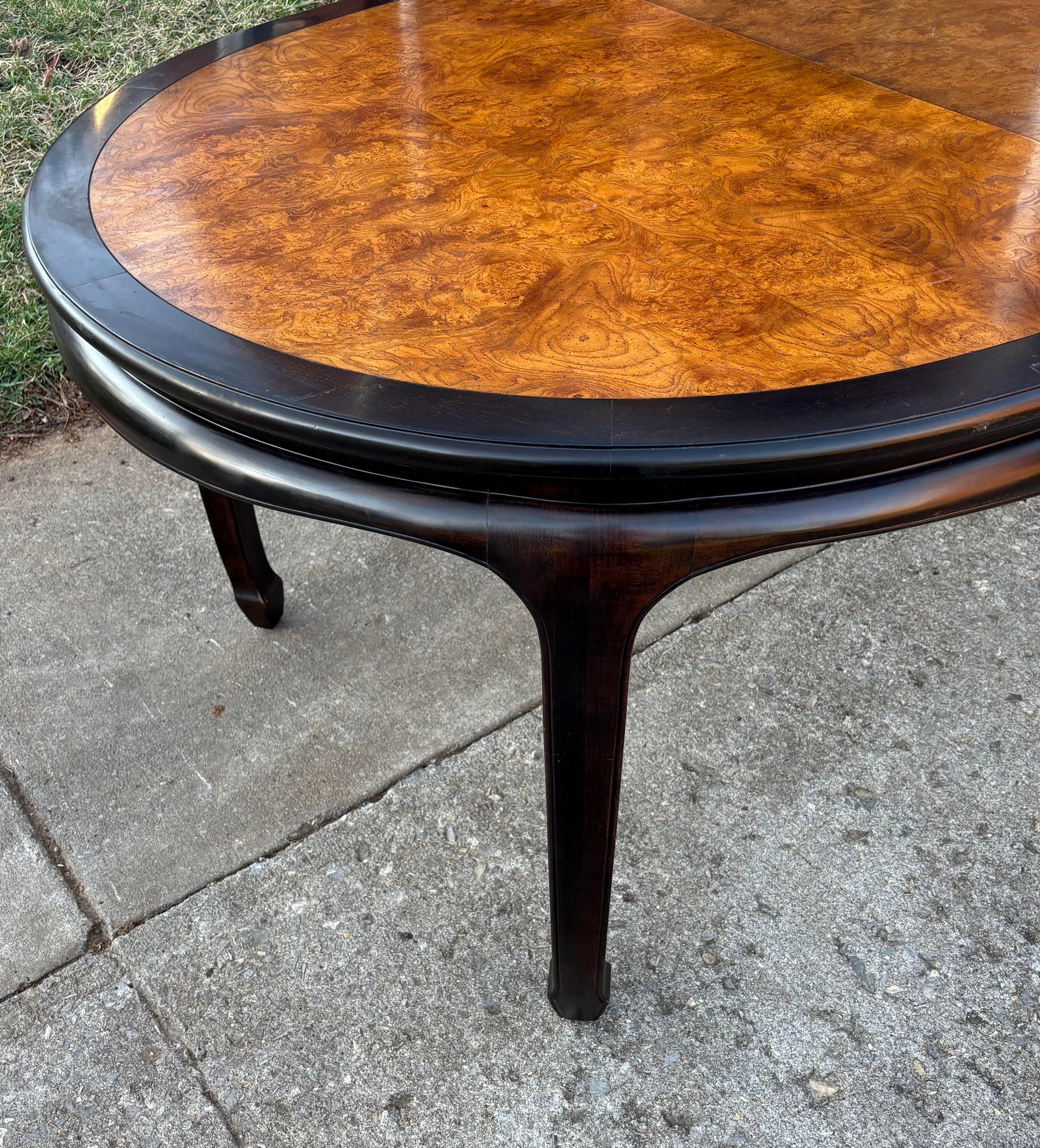 Vintage 1970's Century "Chin Hua" Oval Dining Table - 2