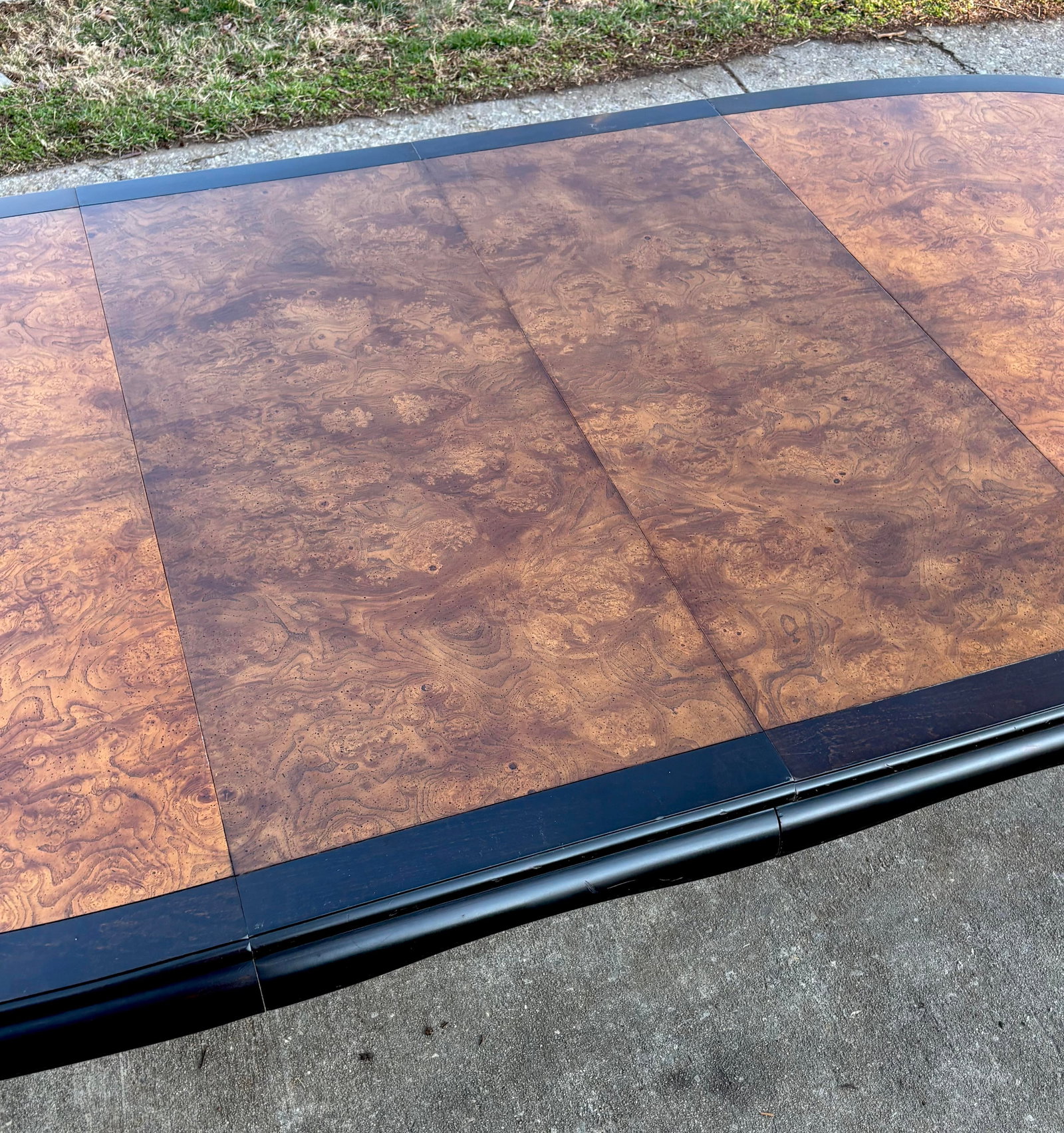 Vintage 1970's Century "Chin Hua" Oval Dining Table - 4