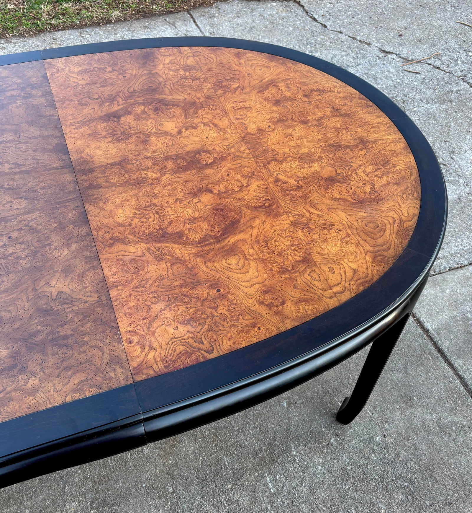 Vintage 1970's Century "Chin Hua" Oval Dining Table - 6