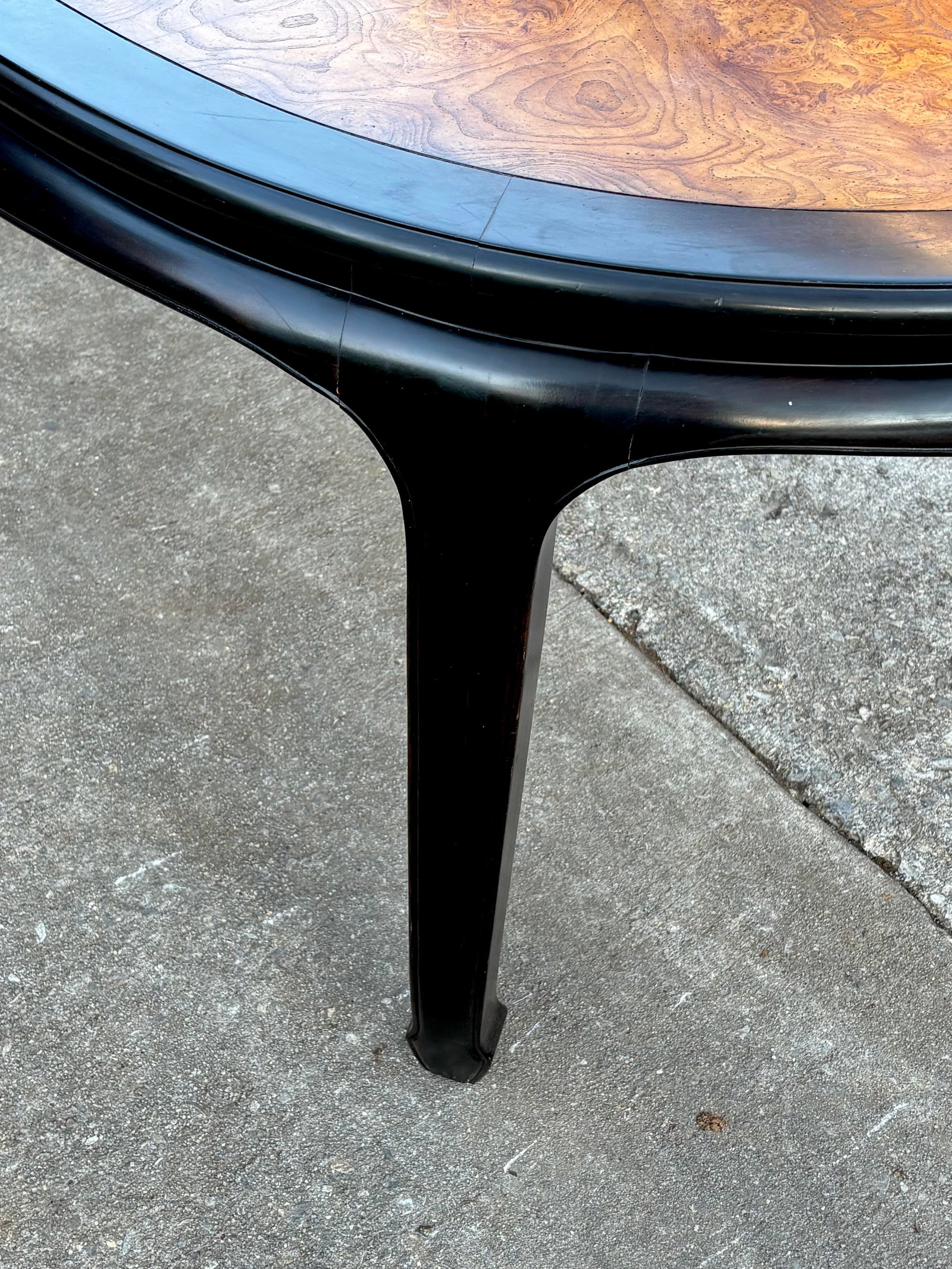 Vintage 1970's Century "Chin Hua" Oval Dining Table - 7