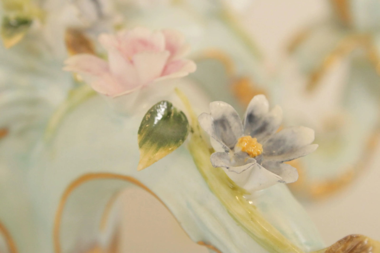 Vintage Meissen Porcelain Five Light Candelabra - 10