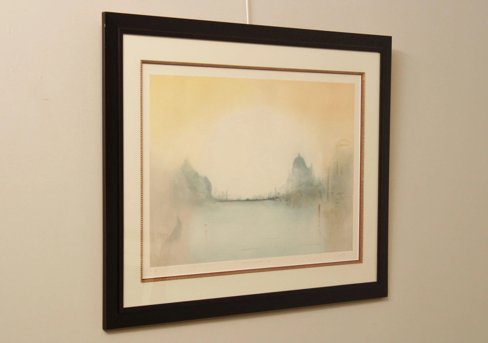 M. J. Wells, 'Morning Mist II' Artist Proof Aquatint - 3