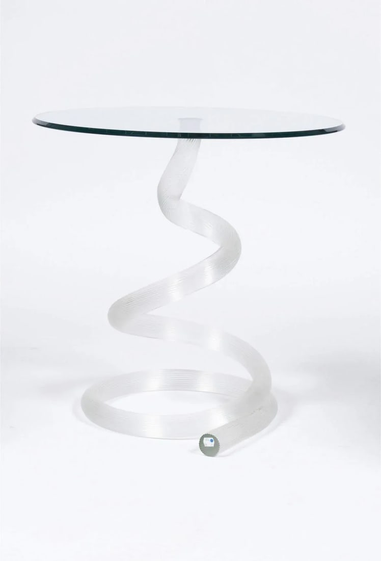 Late 20th Century Murano Glass Side Table in the Style of Ghibli for Roche Bobois - 2