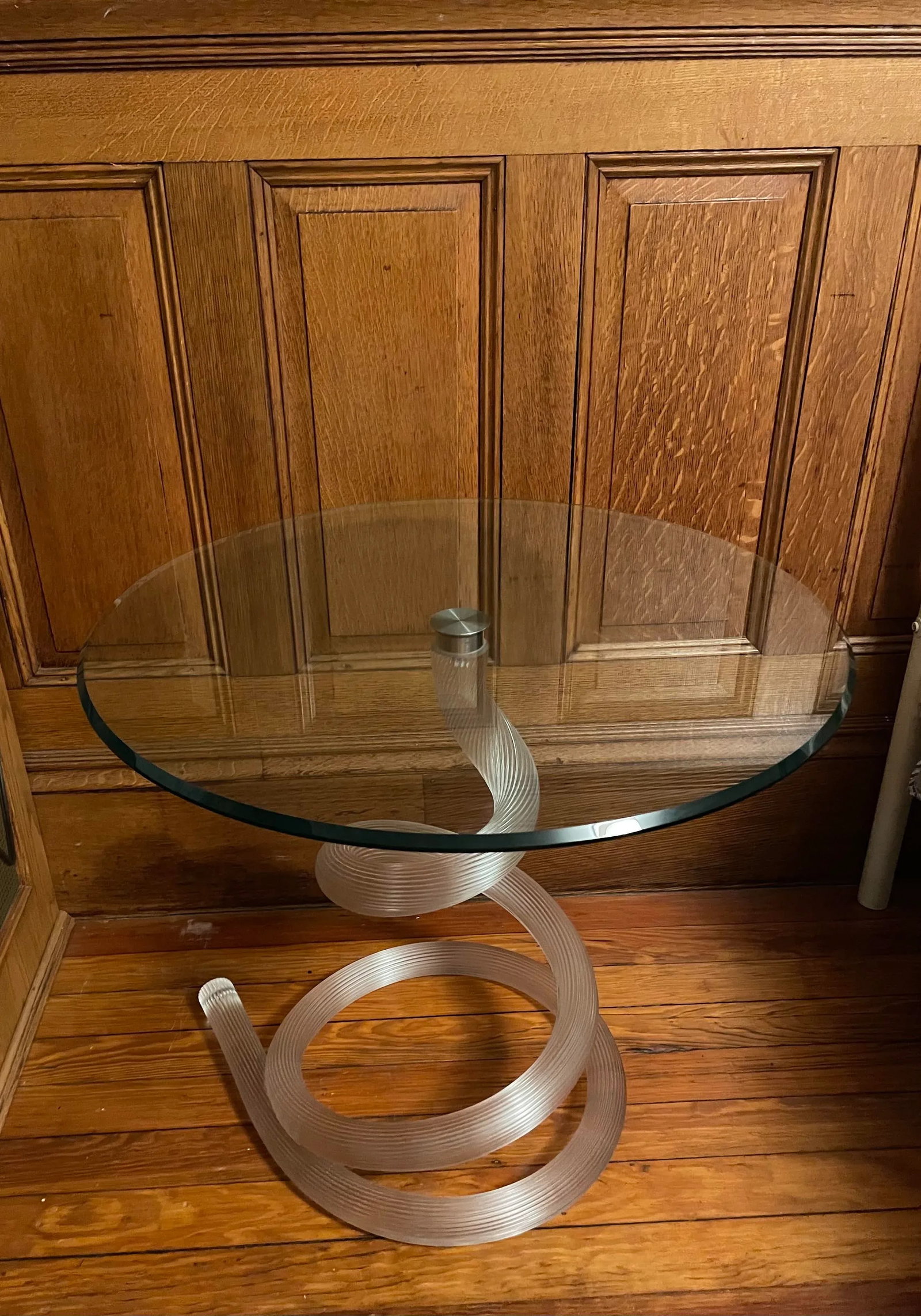 Late 20th Century Murano Glass Side Table in the Style of Ghibli for Roche Bobois - 7