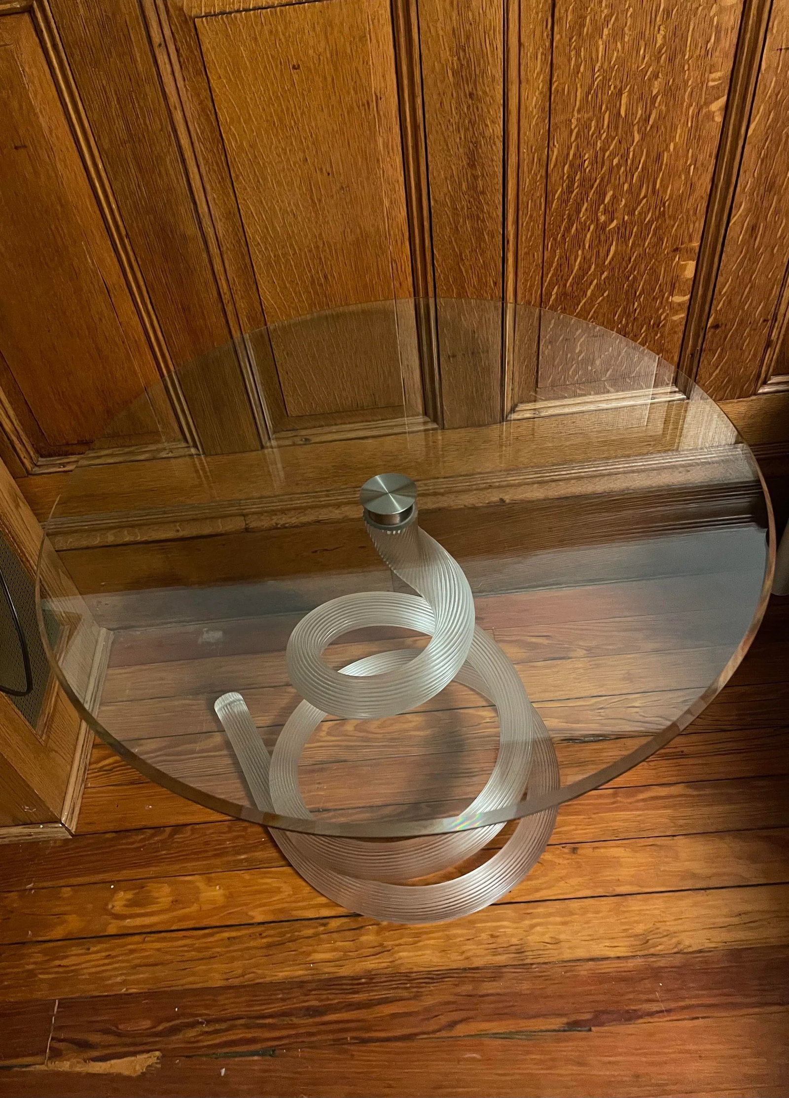 Late 20th Century Murano Glass Side Table in the Style of Ghibli for Roche Bobois - 8