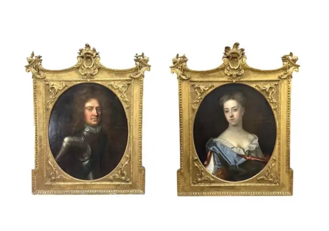 Portrait of Duke and Duchess of Devonshire Sir Godfrey Kneller or Studio - 15