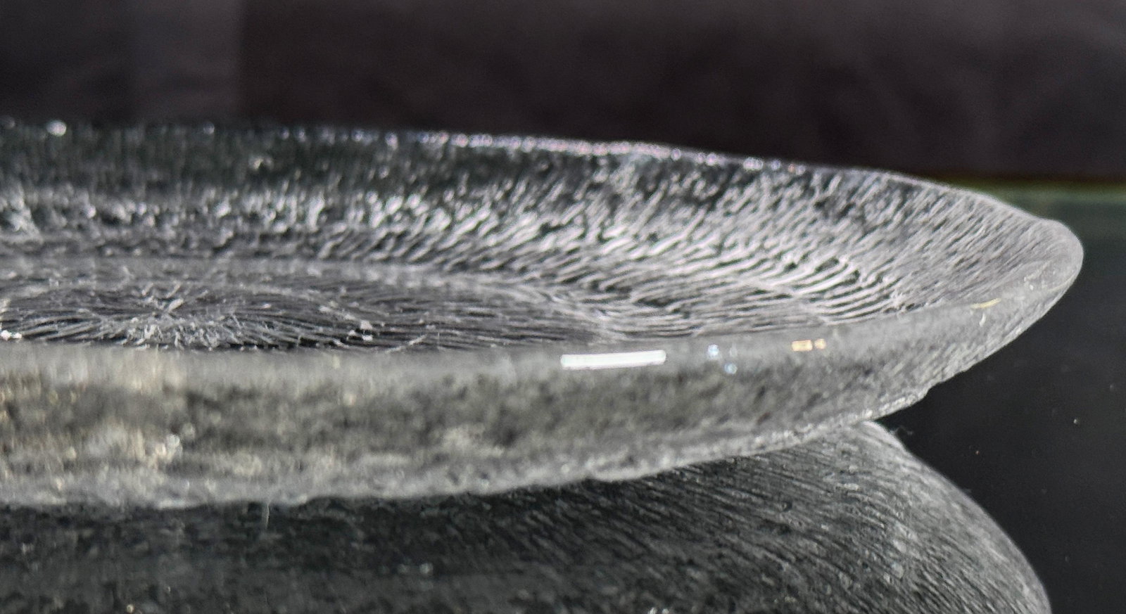 Iittala Solaris Glass 7.75" Lunch Plates by Tapio Wirkkala, Finland, 1970s - Set of 6 - 3