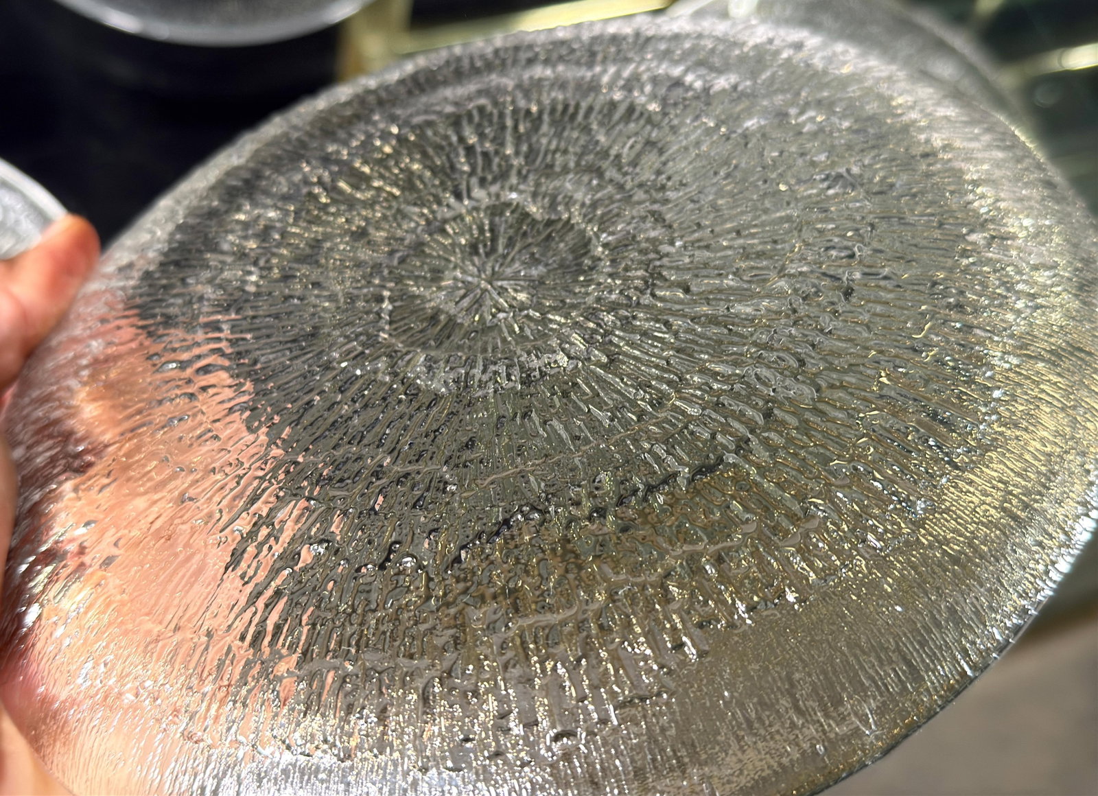 Iittala Solaris Glass 7.75" Lunch Plates by Tapio Wirkkala, Finland, 1970s - Set of 6 - 8