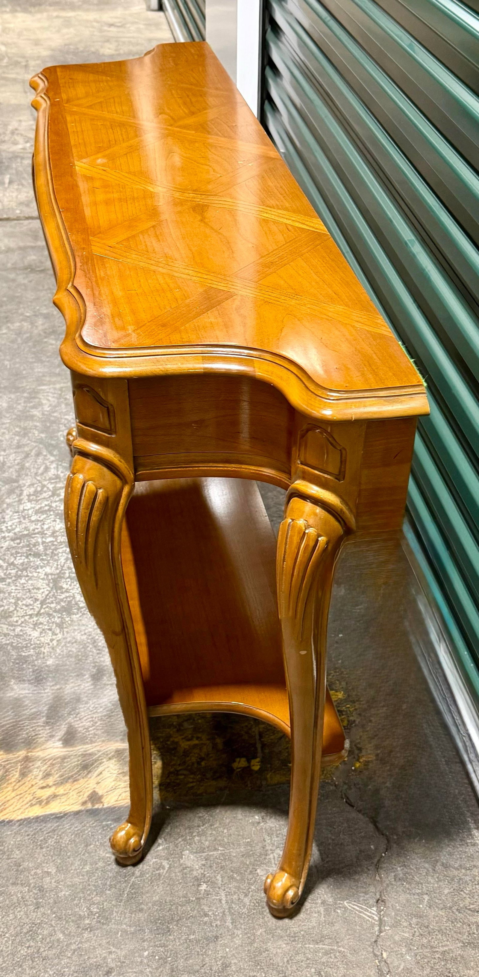 Mid 20th Century Louis XV French Provincial Console Table - 11