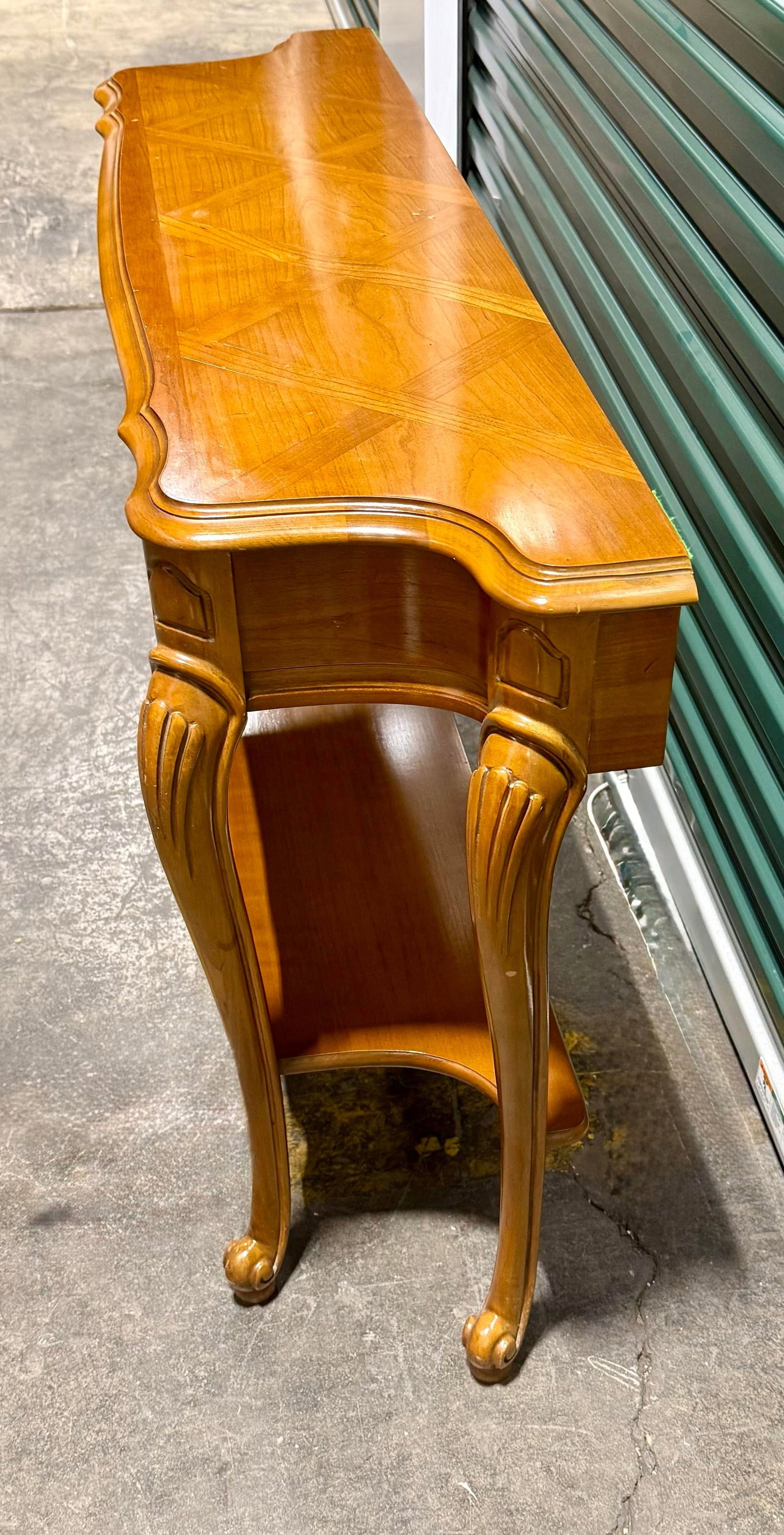 Mid 20th Century Louis XV French Provincial Console Table - 4