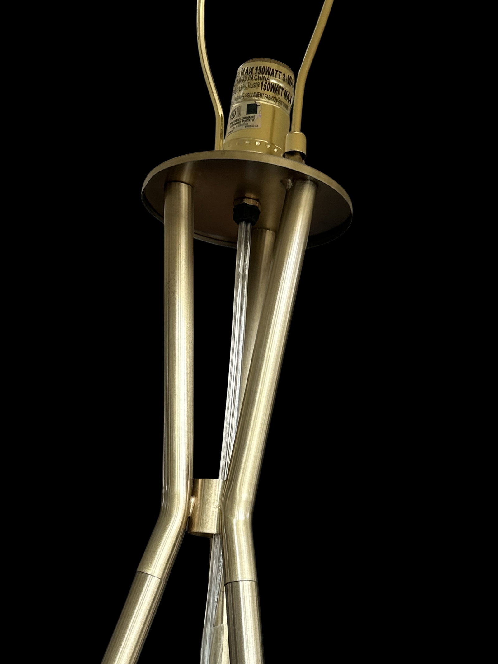 Late 20th Century Mid-Century Modern Tripod Floor Lamp in the Style of Gerald Thurston for Lightolie - 10