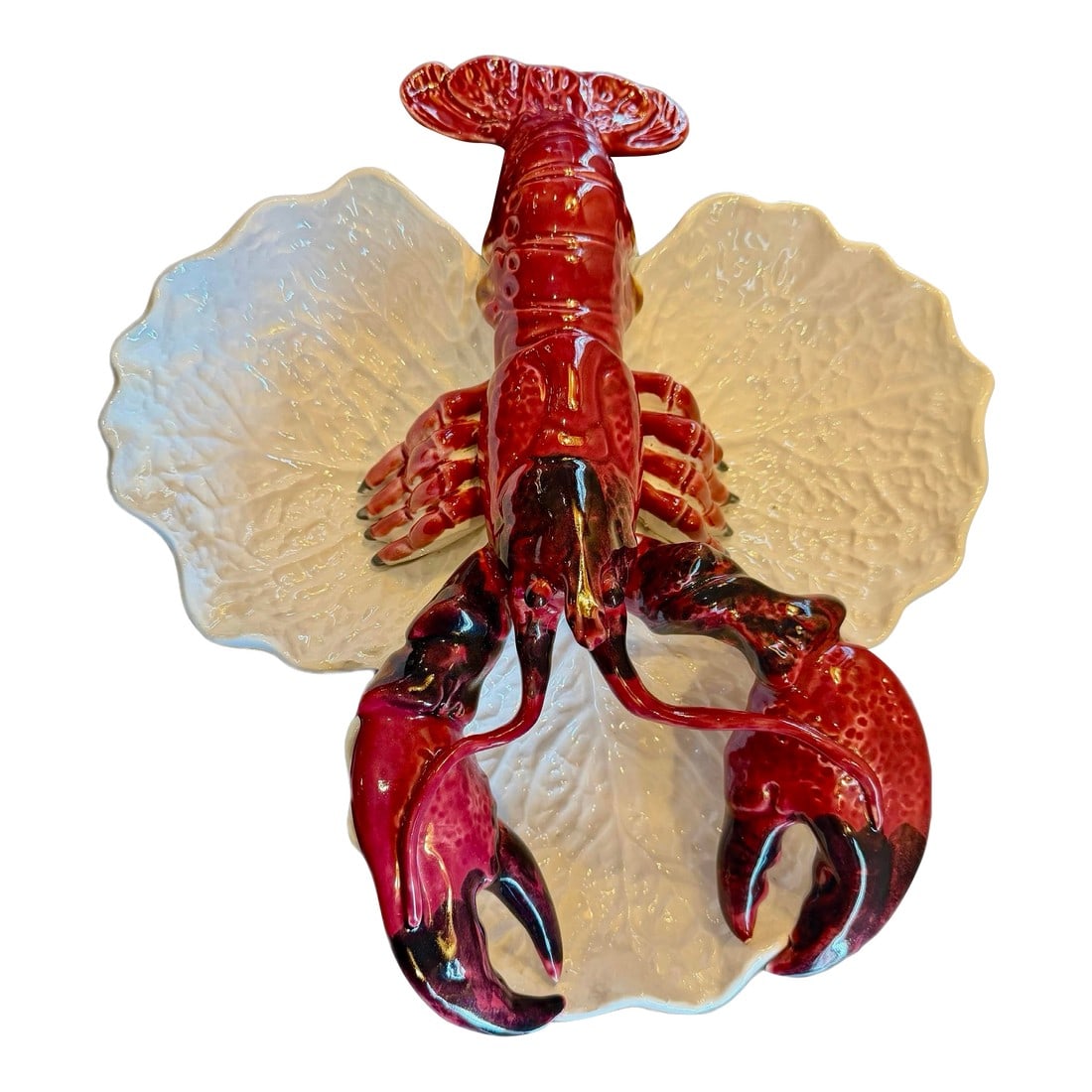 Vintage Large Pre-1960's "Agatha Christie" Majolica Lobster Platter (1 of 15)