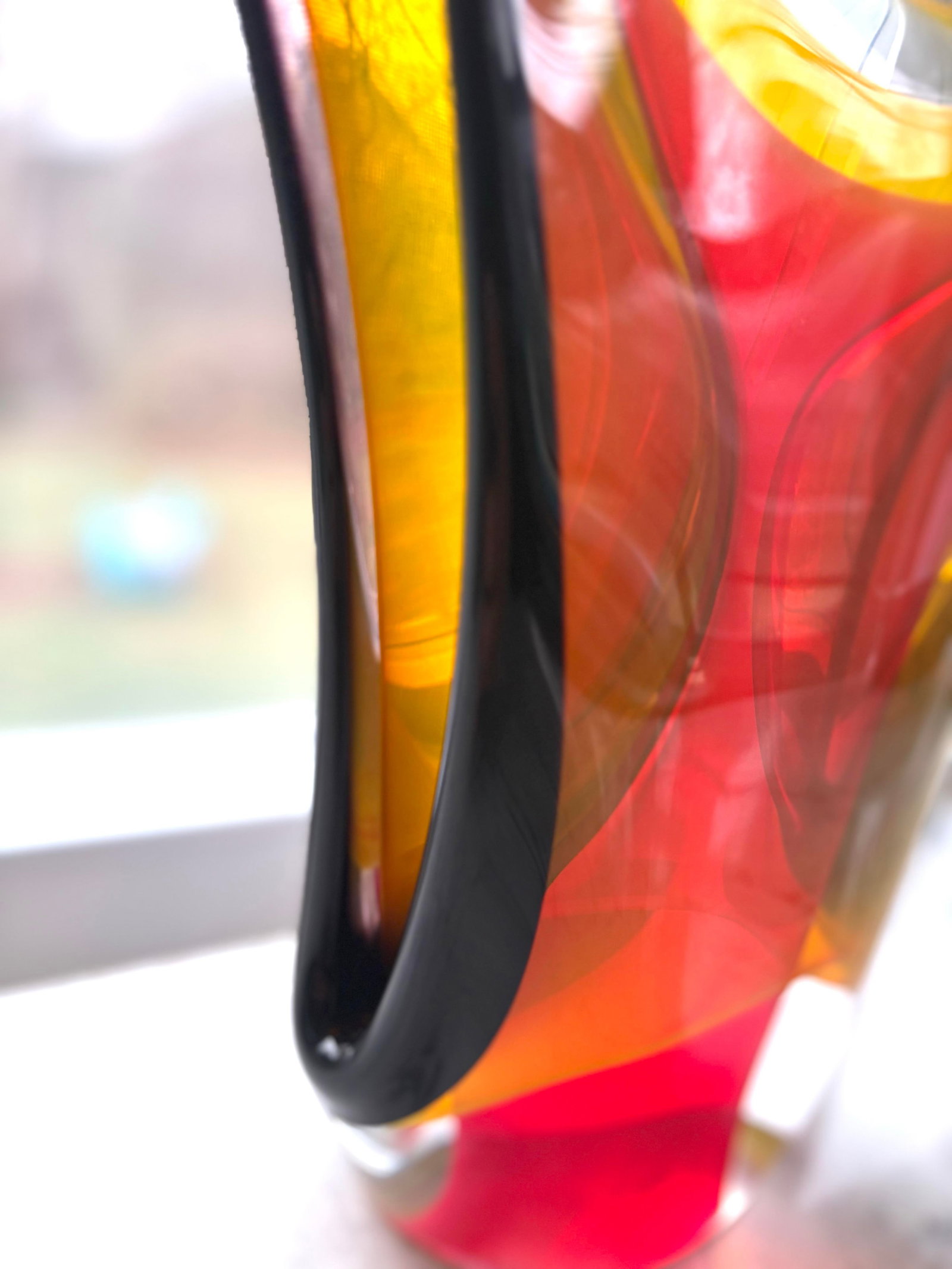 Joe Nielander Double Mouth Glass Sculpture - 4