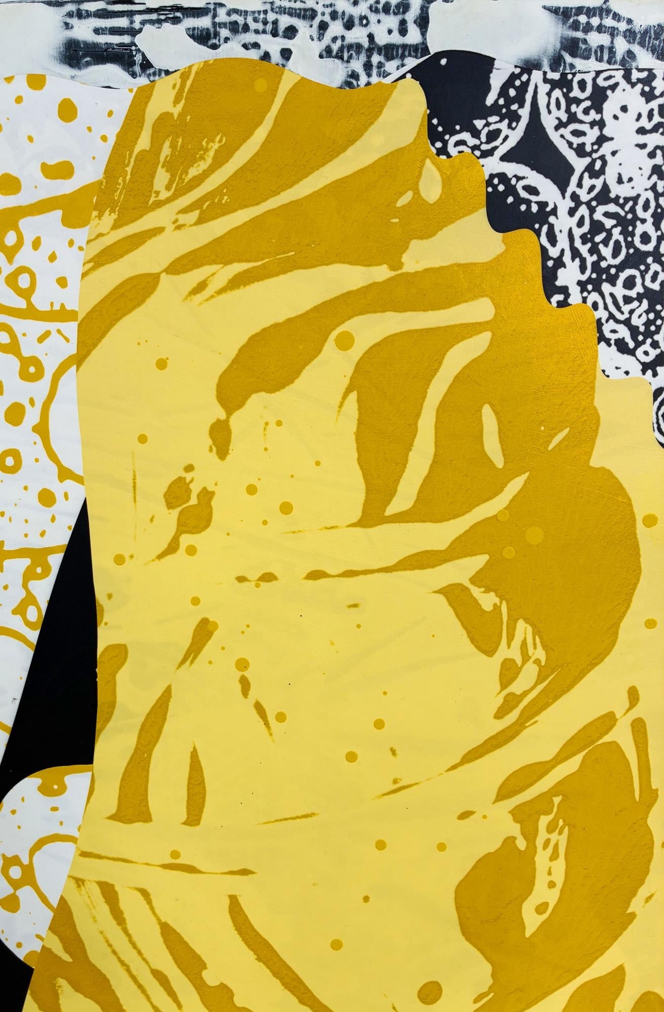 Golden Rod by Michael DesRosiers Mixed-Media on MDF 2023 - 3