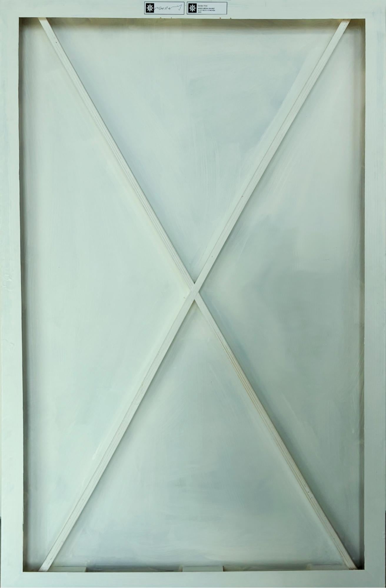 Golden Rod by Michael DesRosiers Mixed-Media on MDF 2023 - 6
