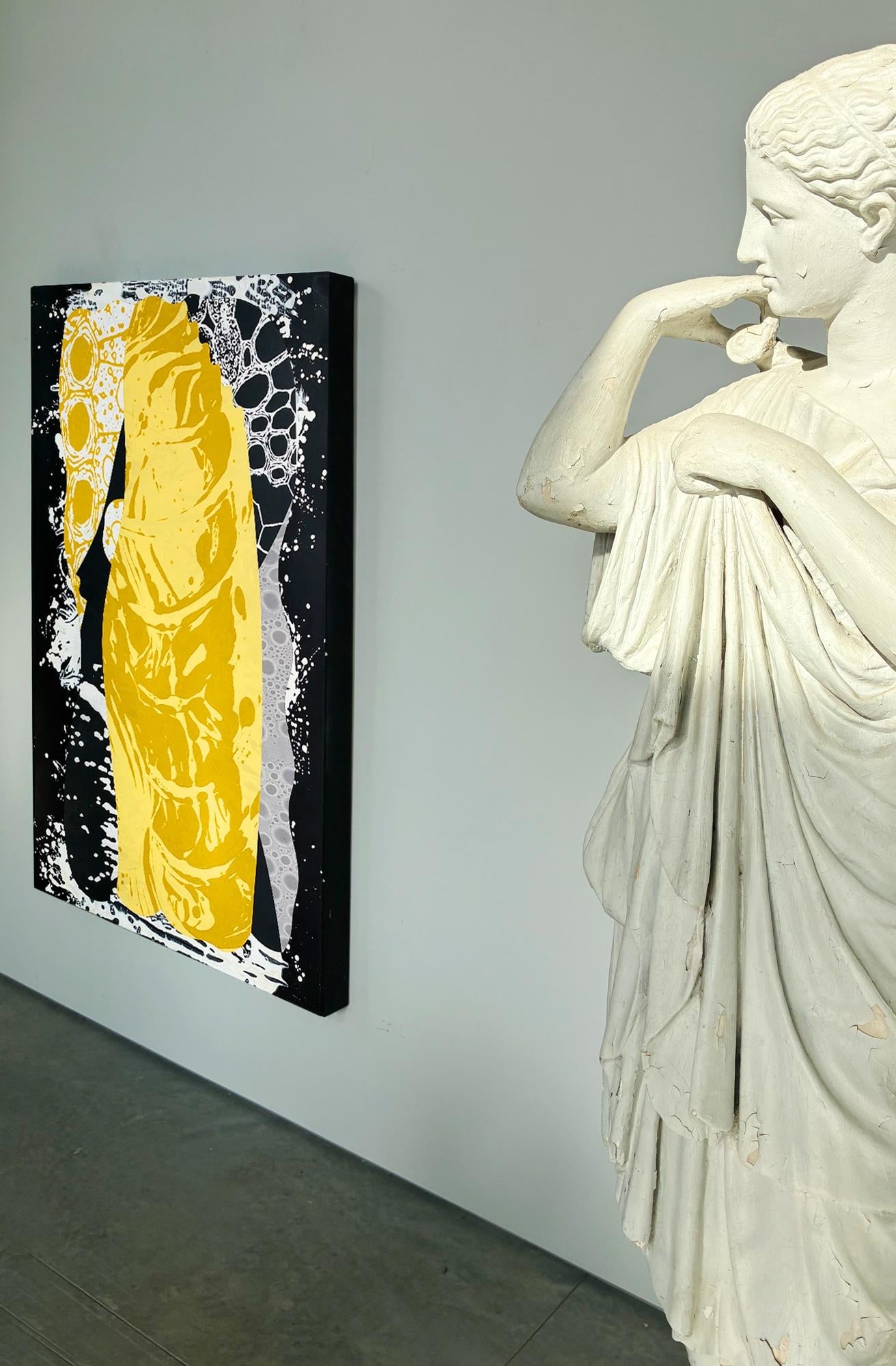 Golden Rod by Michael DesRosiers Mixed-Media on MDF 2023 - 7