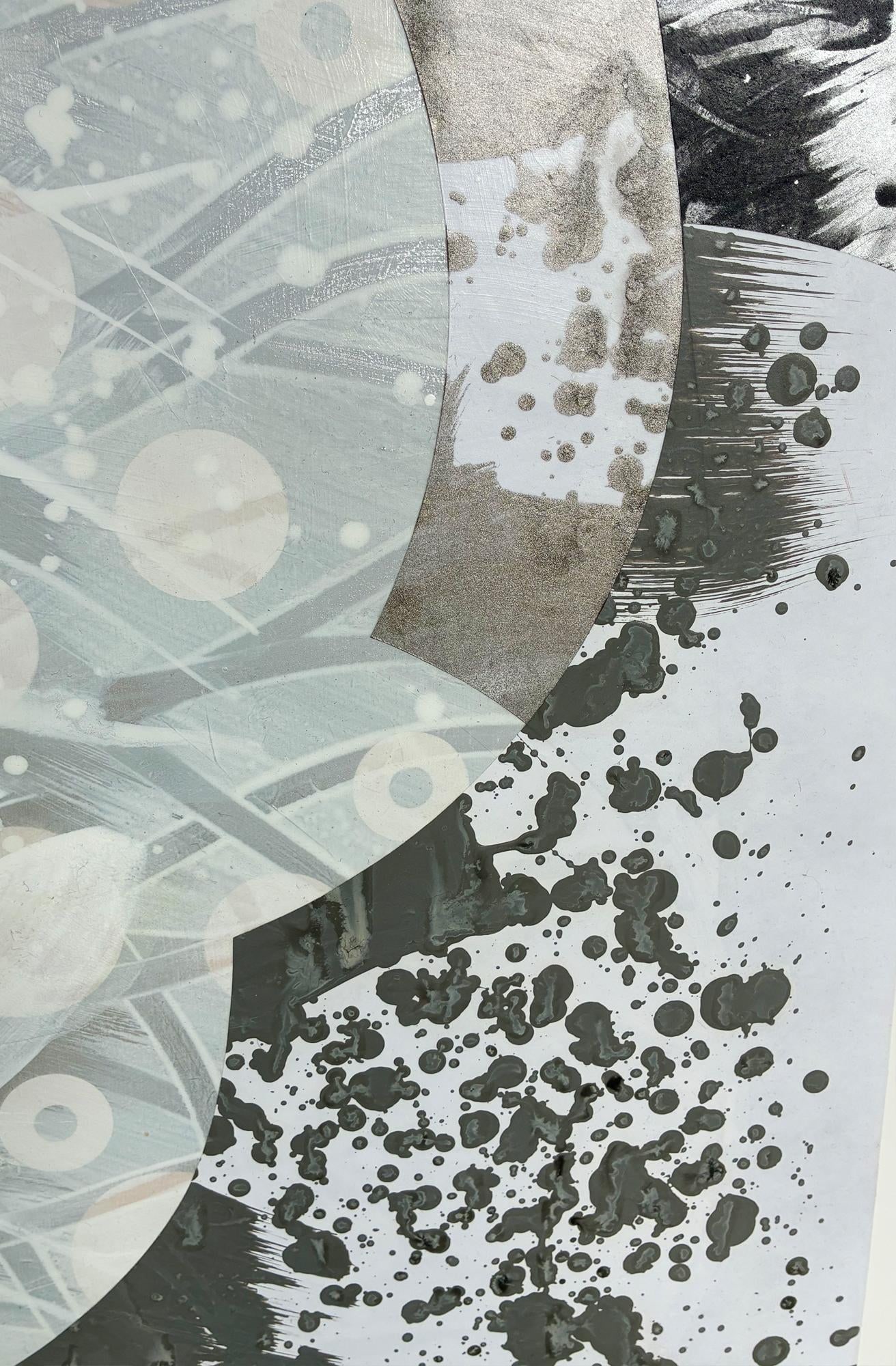 Particle White by Michael DesRosiers Polymer Paint on MDF Panel ( 2022) - 7