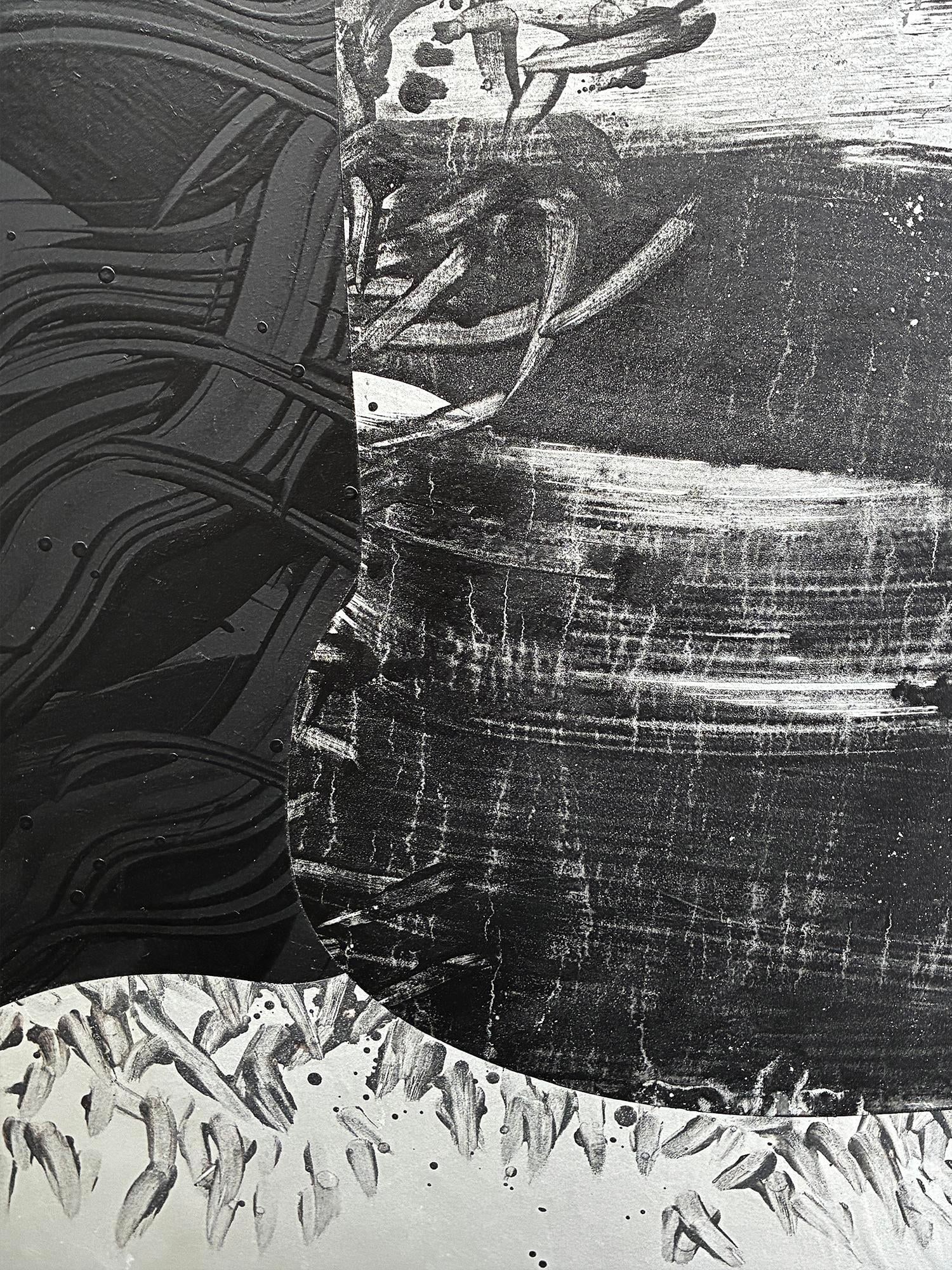 Onyx Mined by Silver by Michael DesRosiers Polymer Paint on MDF Panel (2022) - 5
