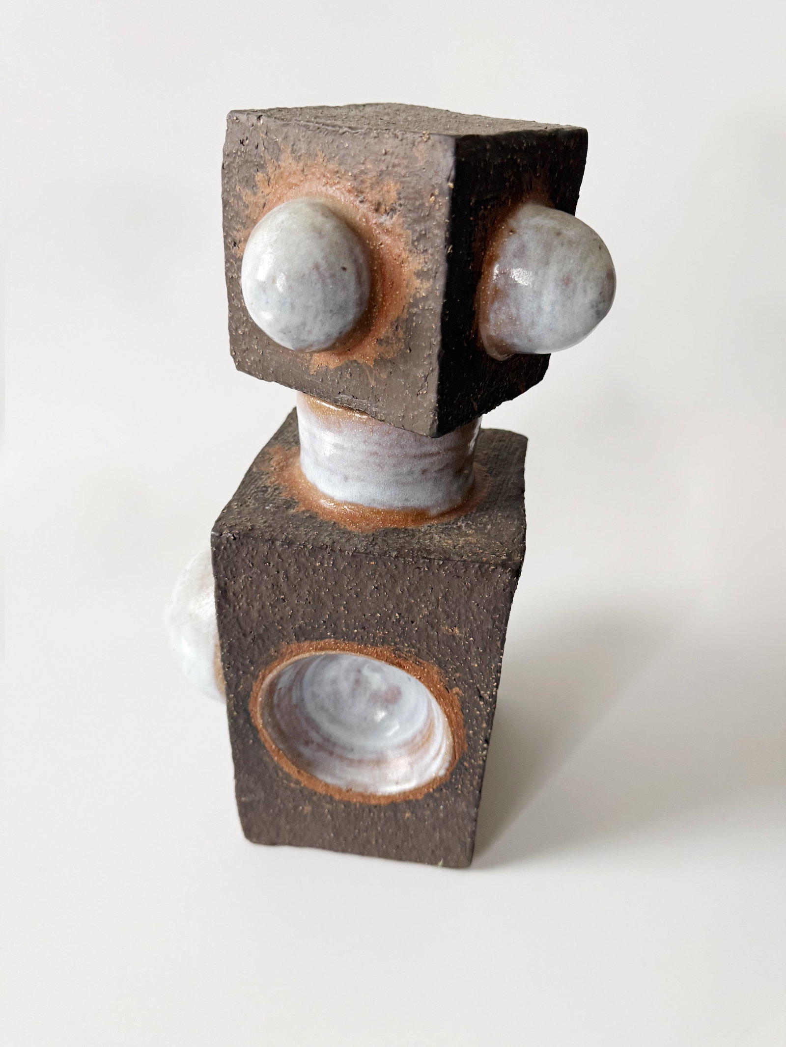 1960s Cubist Stoneware Vessel - 3