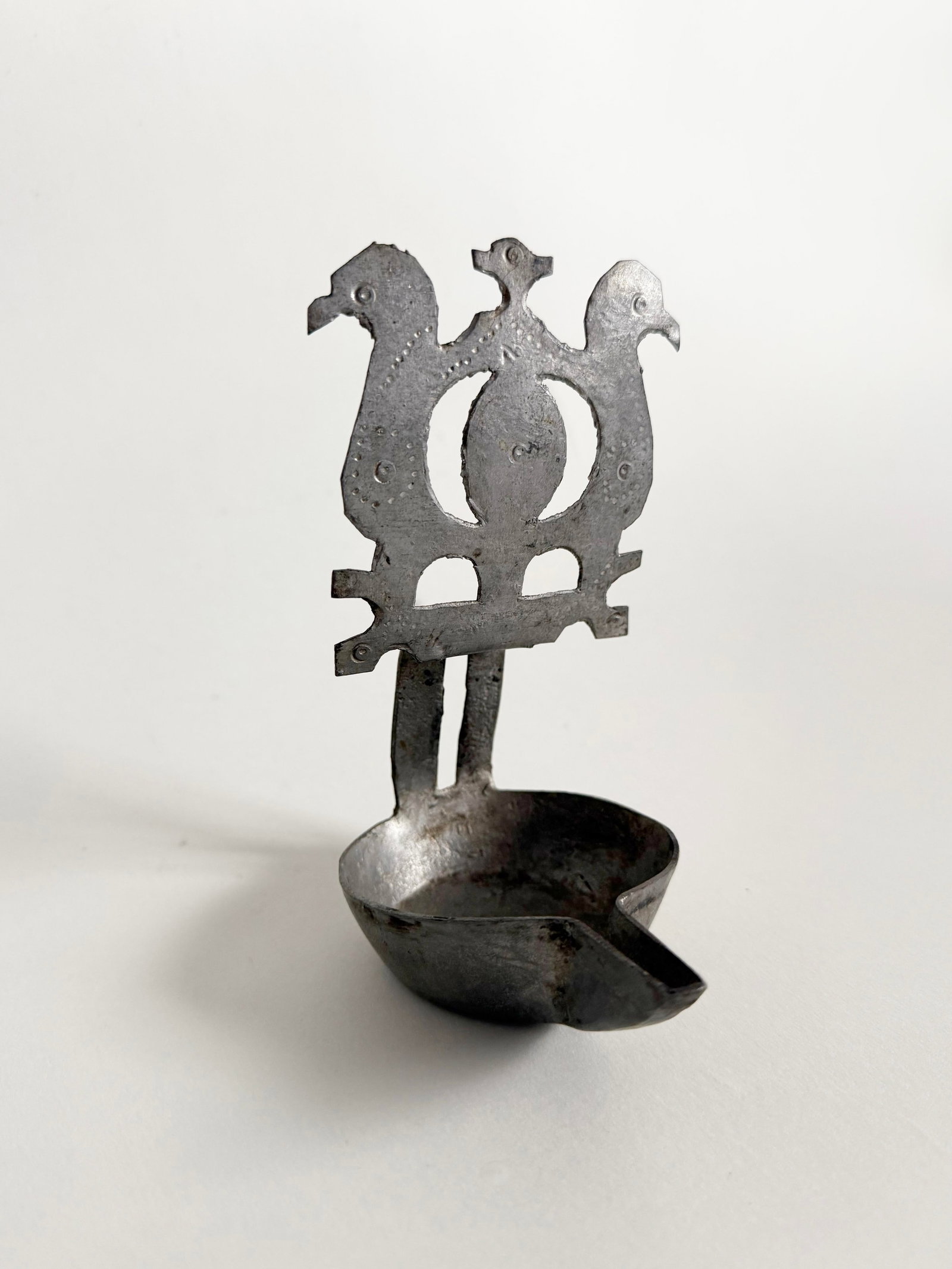 Mid 18th Century Folk Art Oil Lamp - 2