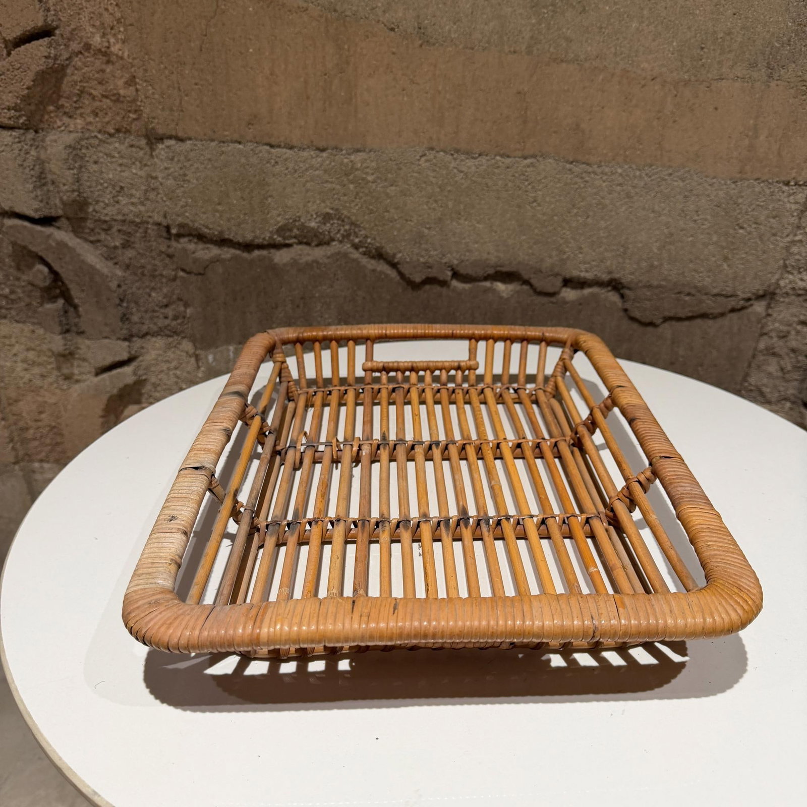 Vintage Rattan Tray by Artek Finland Scandinavian Modern - 3