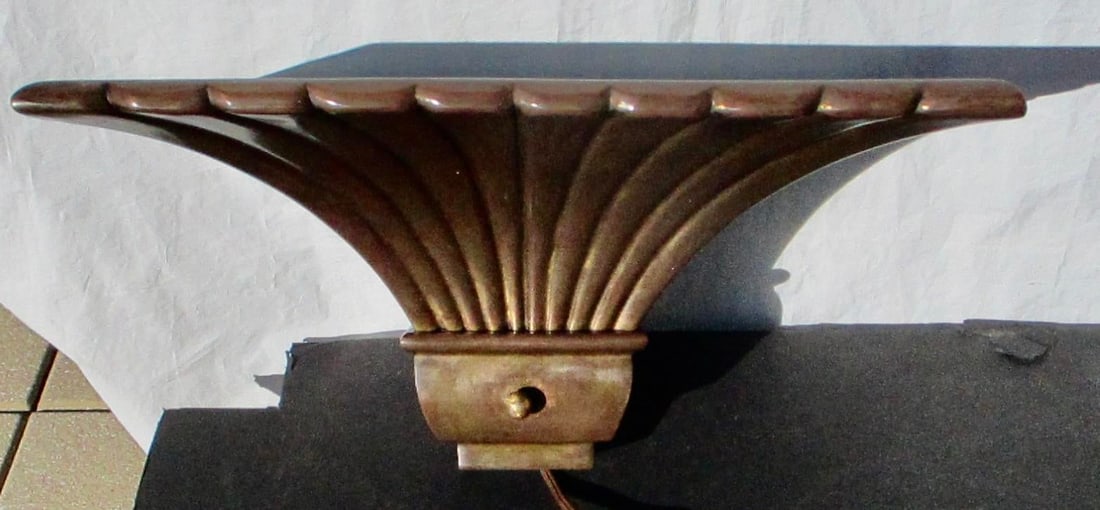 1979 Bronze Uplighter Sconces by Chapman - A Pair of 2 - 10