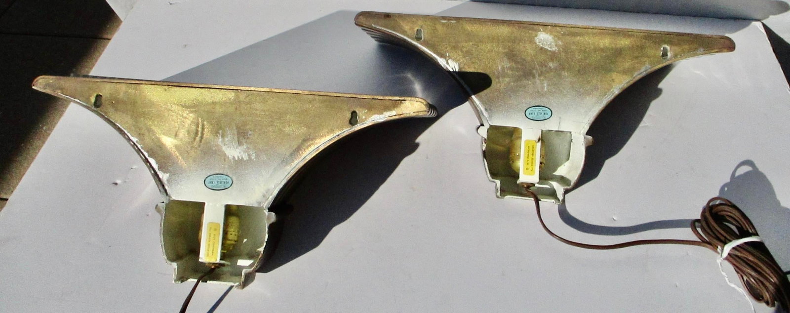 1979 Bronze Uplighter Sconces by Chapman - A Pair of 2 - 14